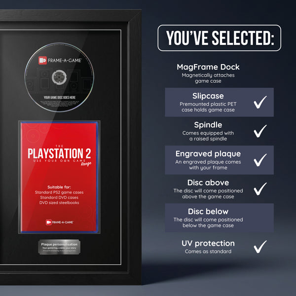 Use Your Own Game (PS2) Exhibition Display Frame