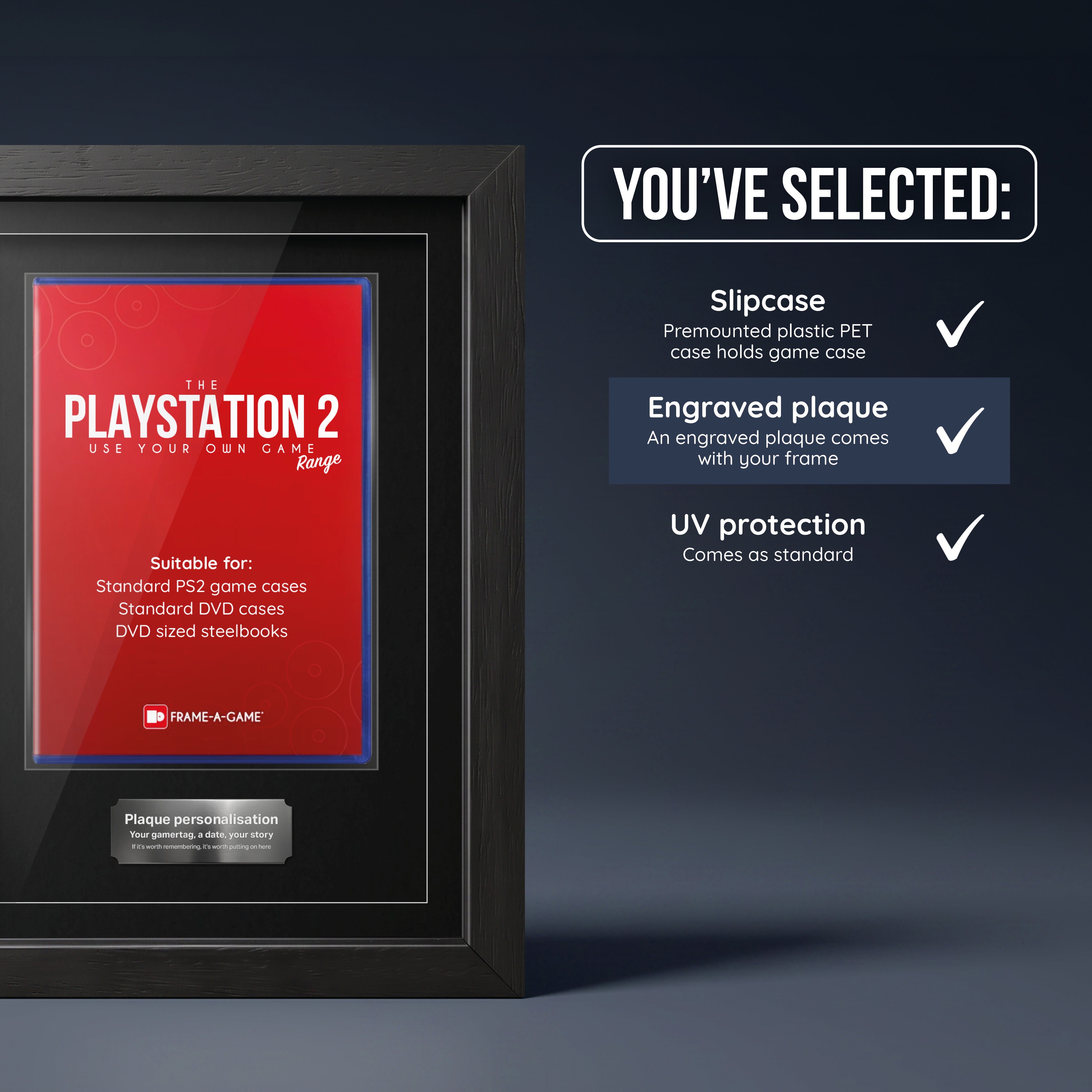 Use Your Own Game (PS2) ShowCase Display Frame