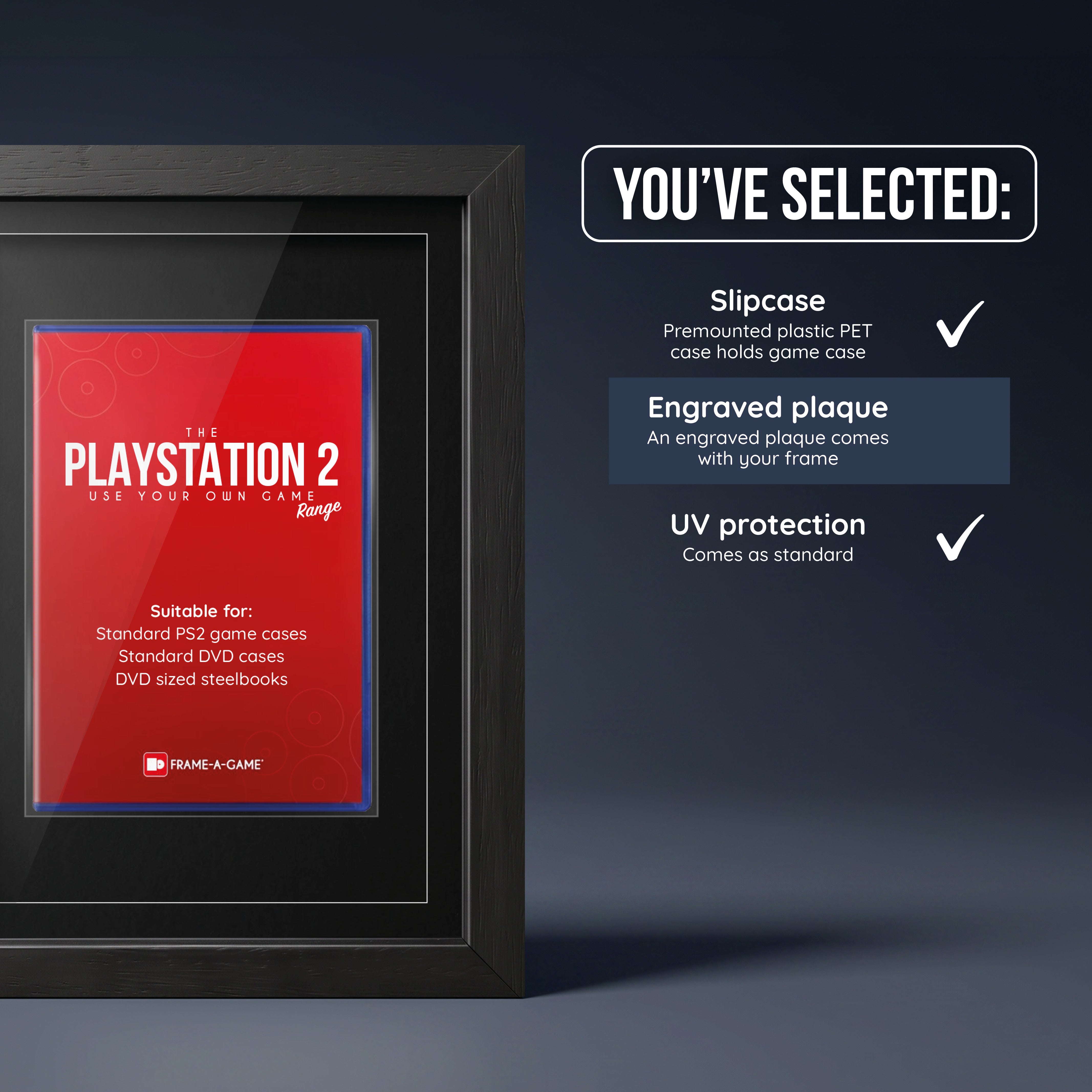 Use Your Own Game (PS2) ShowCase Display Frame