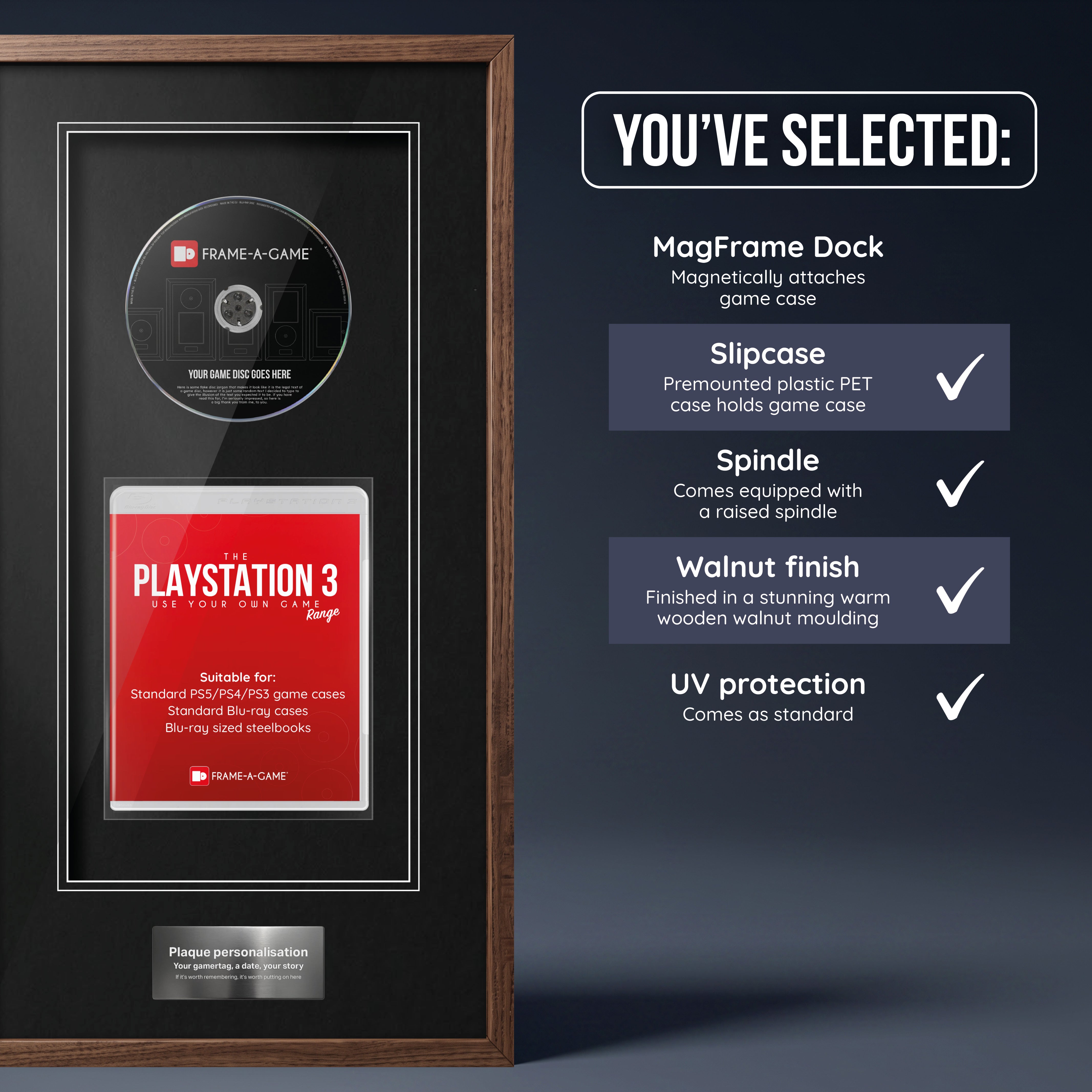 Use Your Own Game (PS3) Elite Display Frame