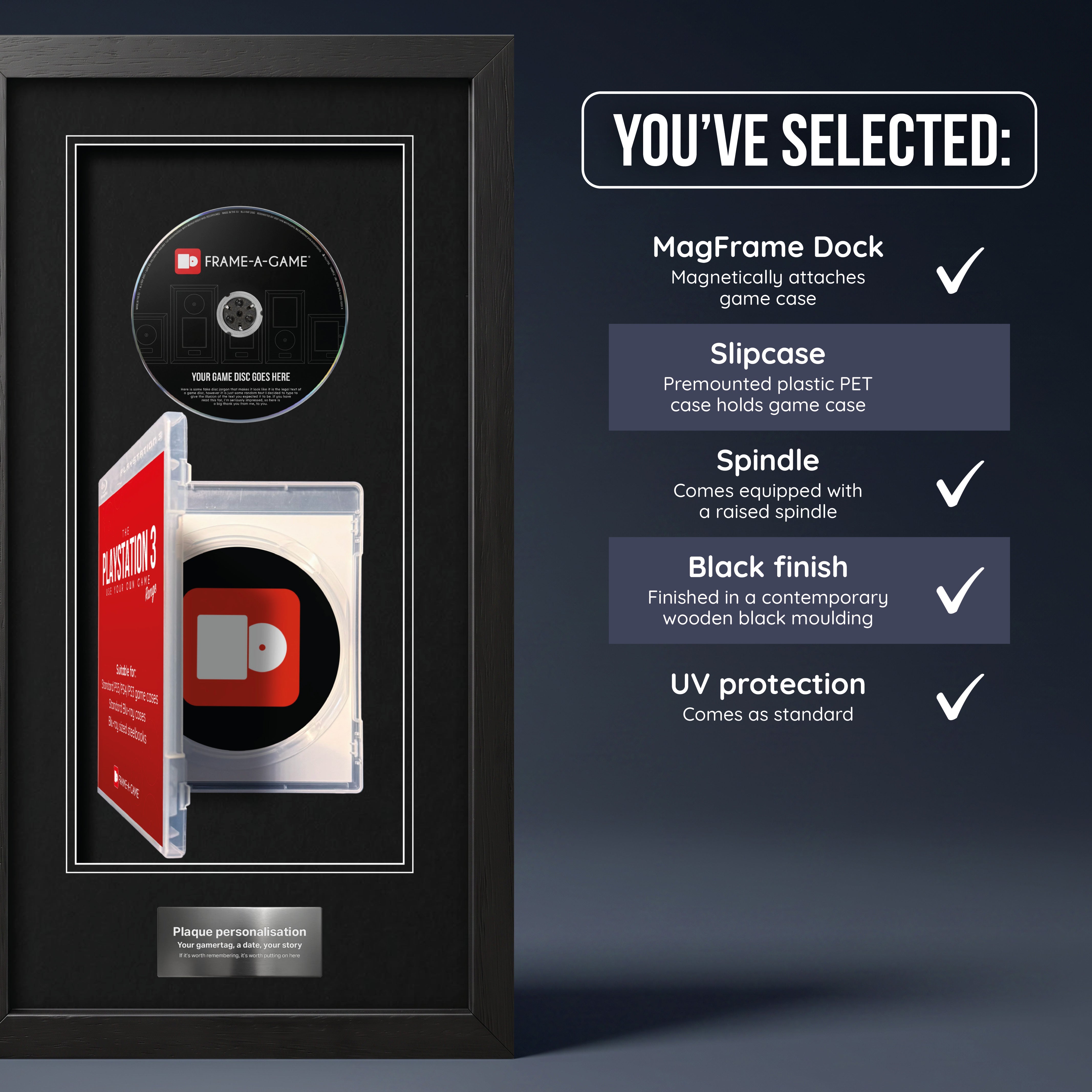 Use Your Own Game (PS3) Elite Display Frame