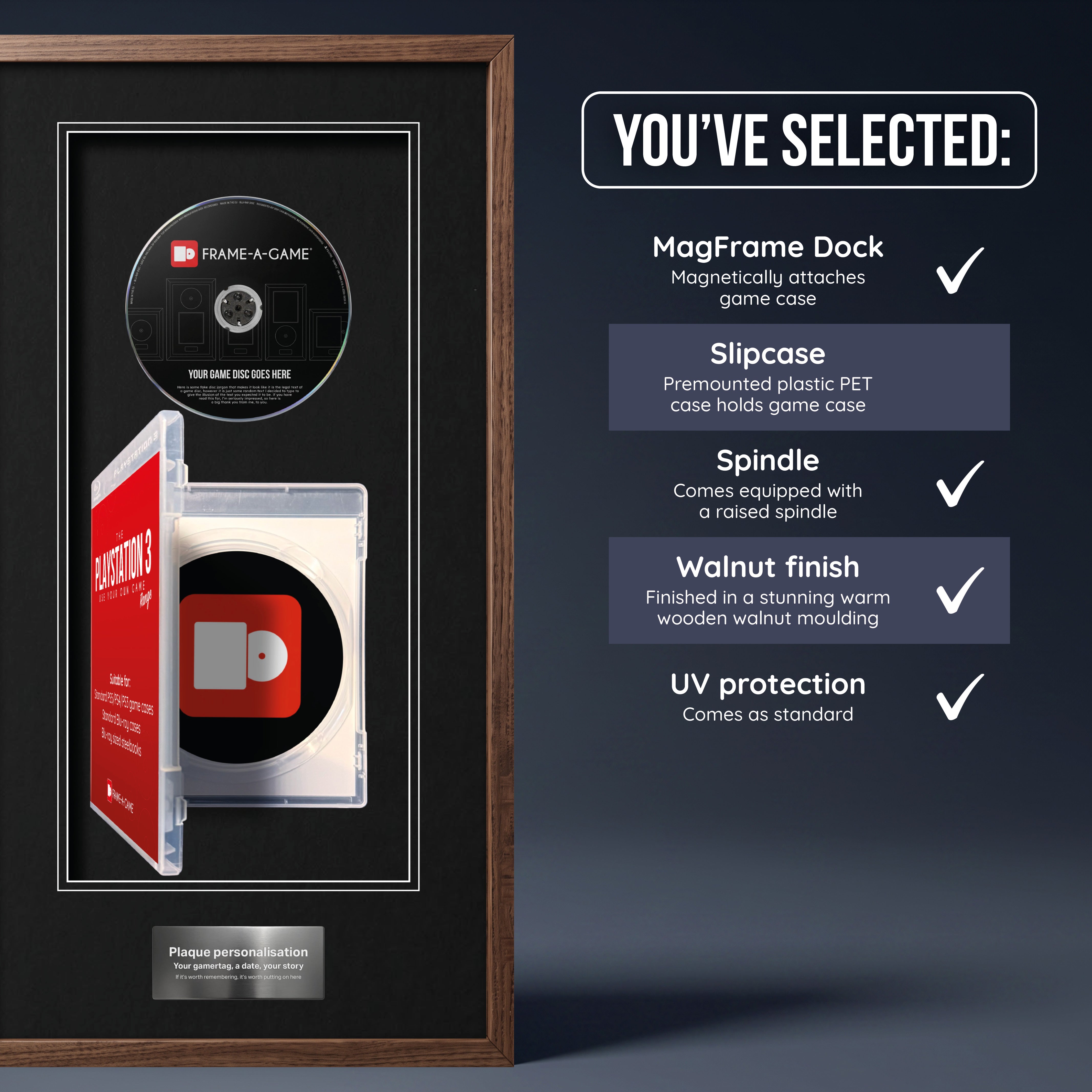Use Your Own Game (PS3) Elite Display Frame