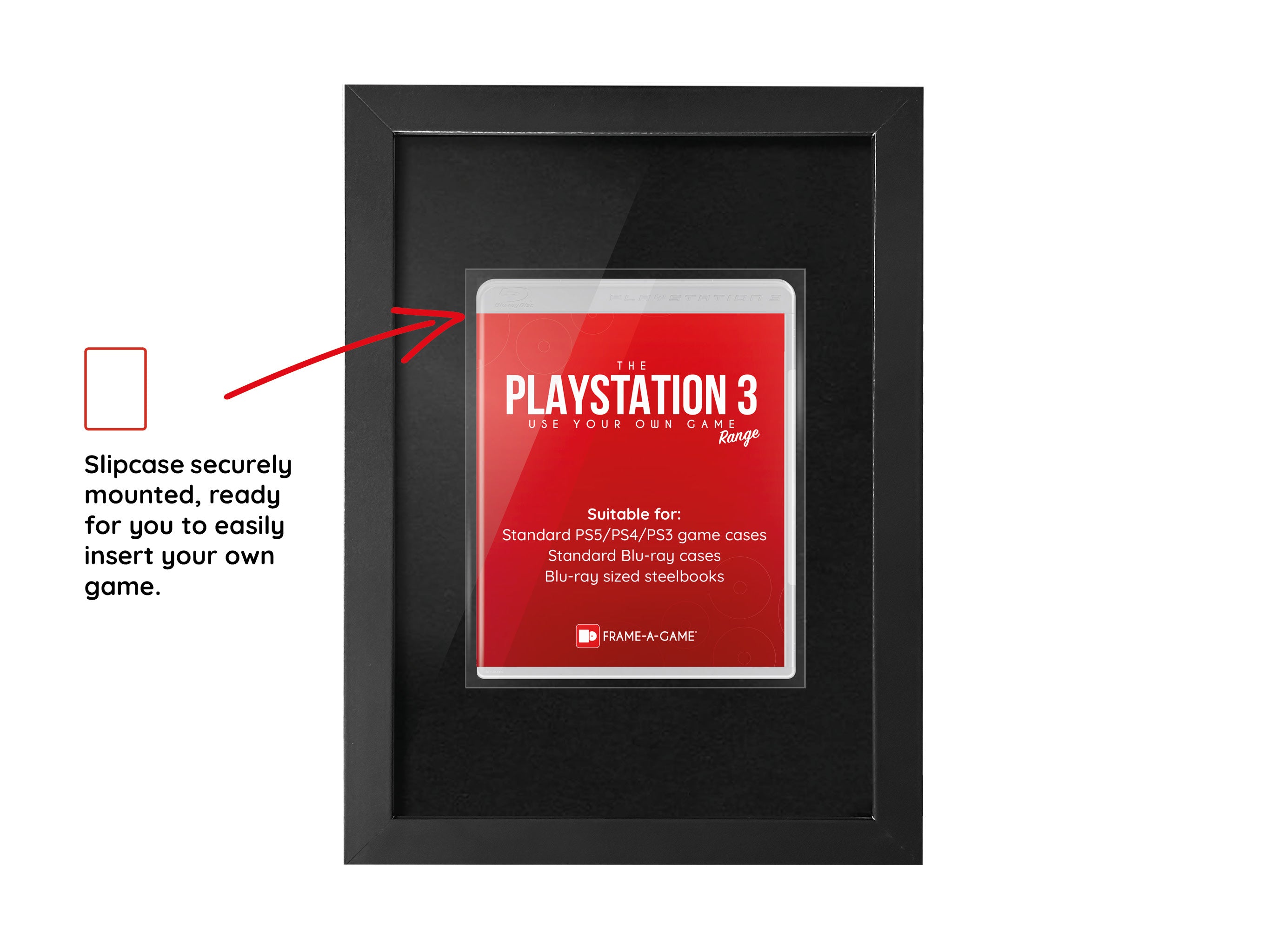 Use Your Own Game (PS3) Display Case Range Frame