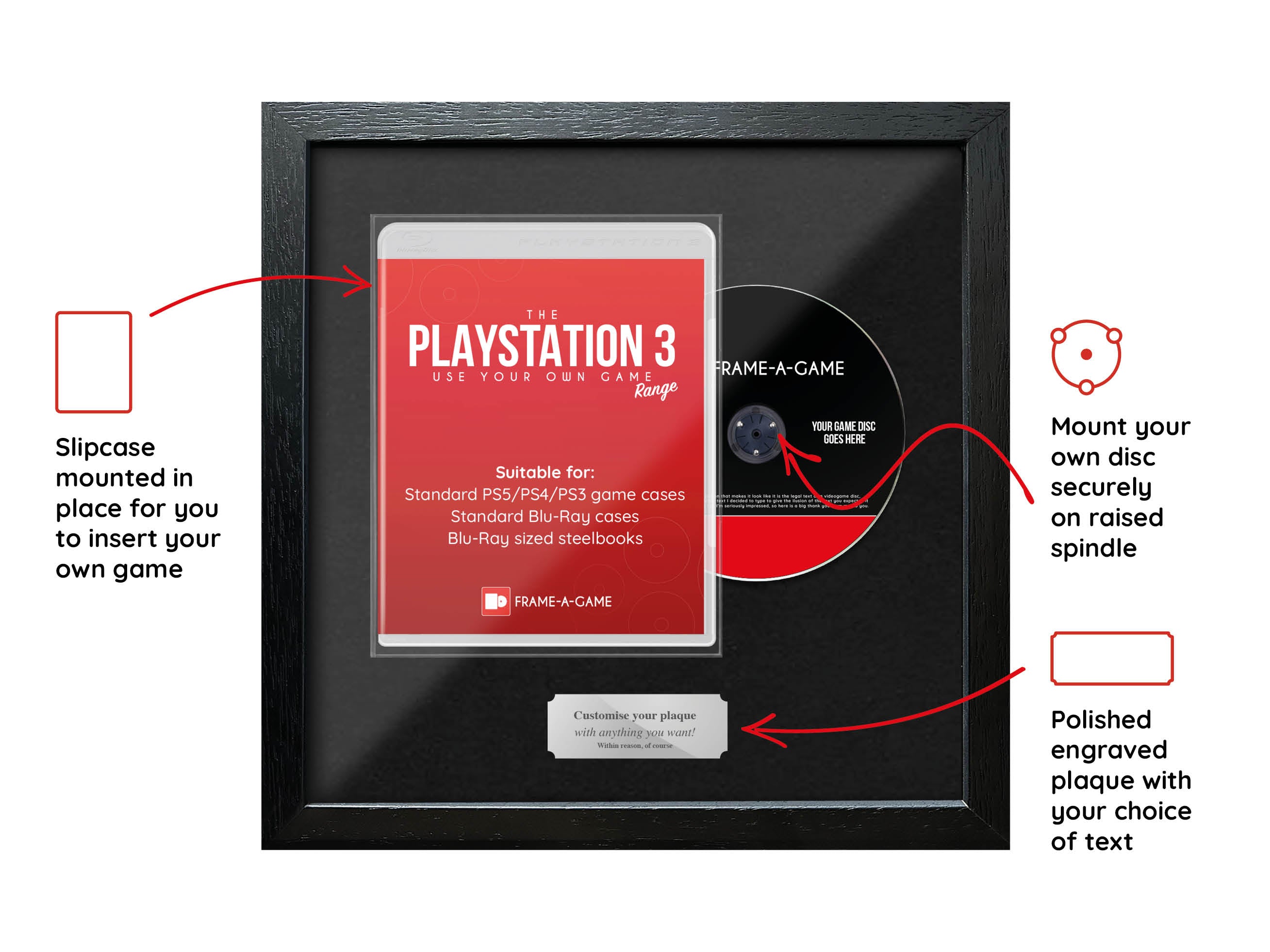 Use Your Own Game (PS3) NEW Combined Range Frame