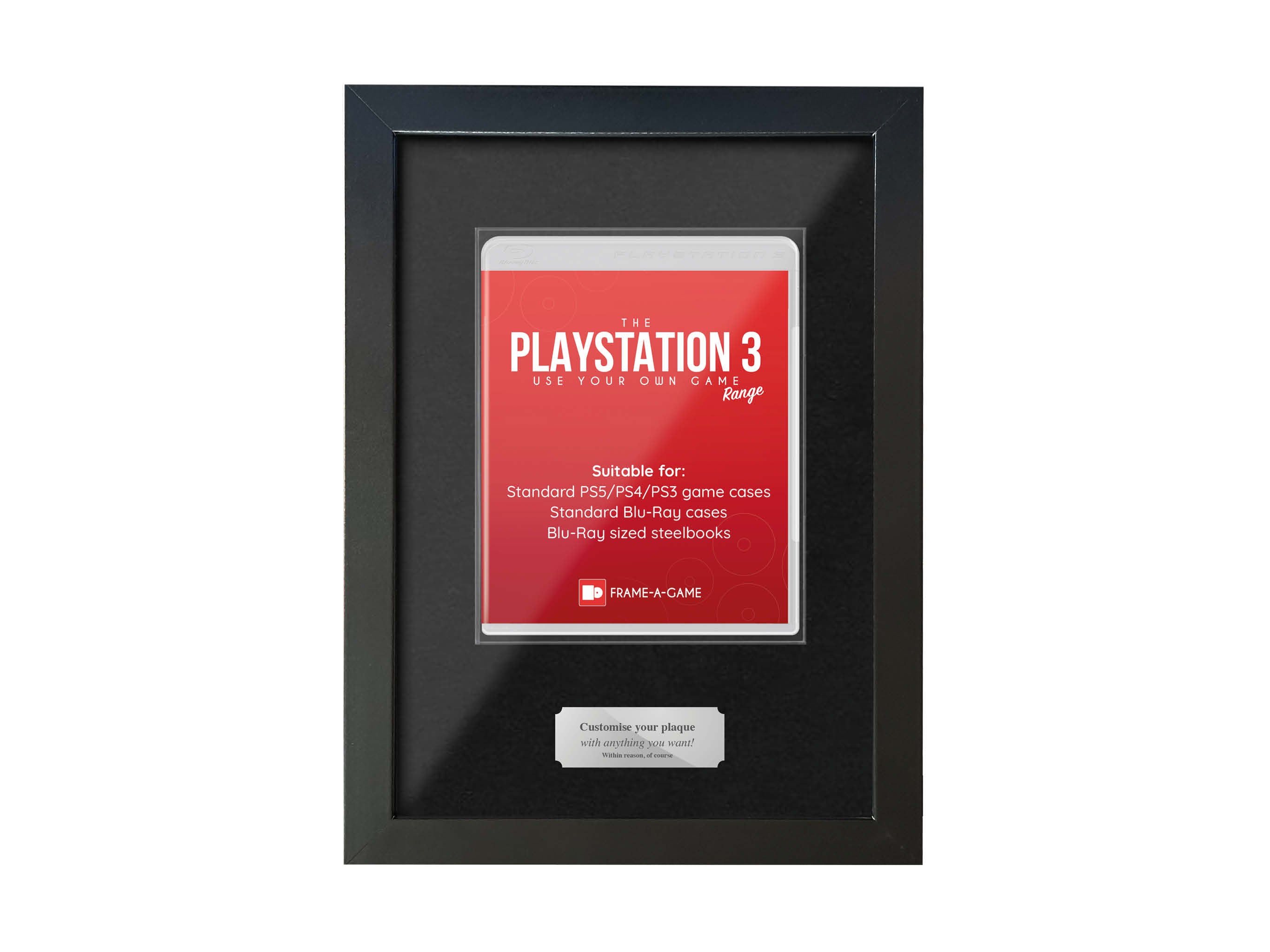 Use Your Own Game (PS3) Display Case Range Frame