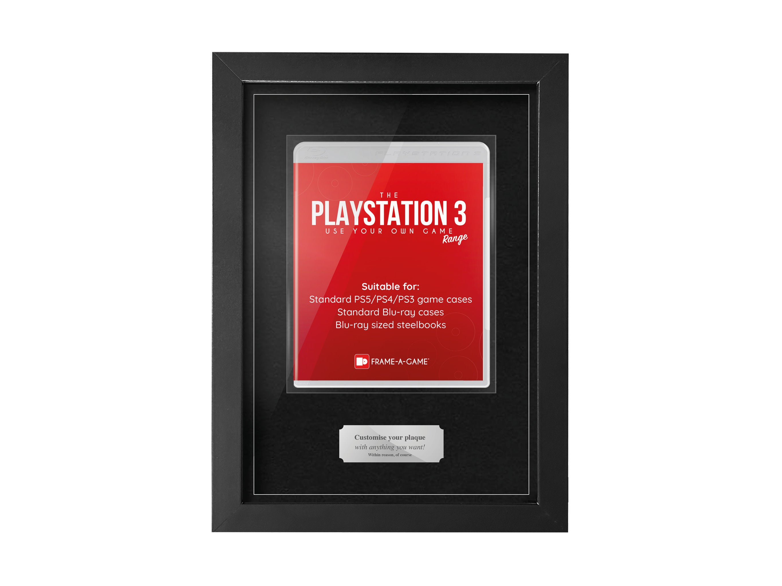 Use Your Own Game (PS3) Display Case Range Frame