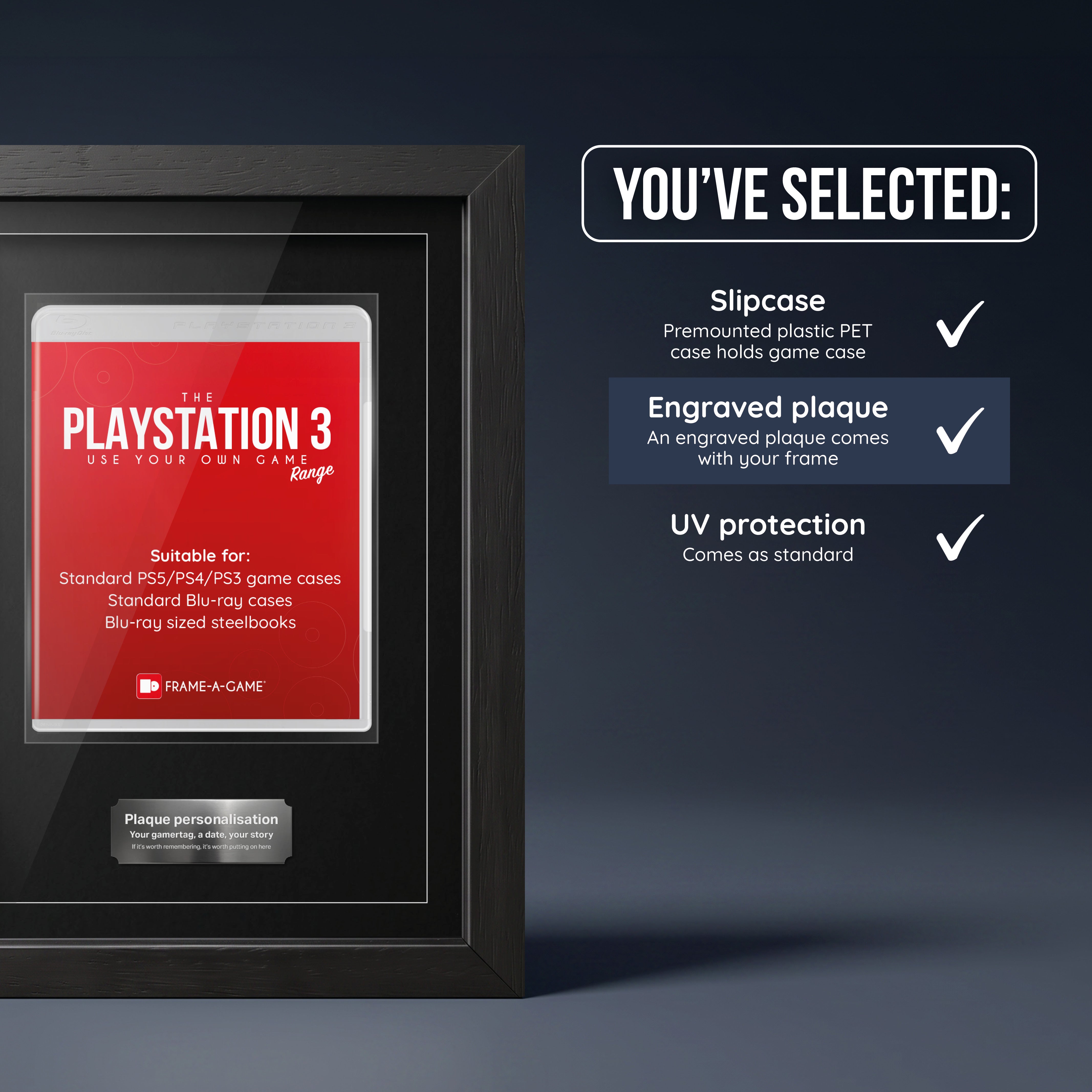 Use Your Own Game (PS3) ShowCase Display Frame