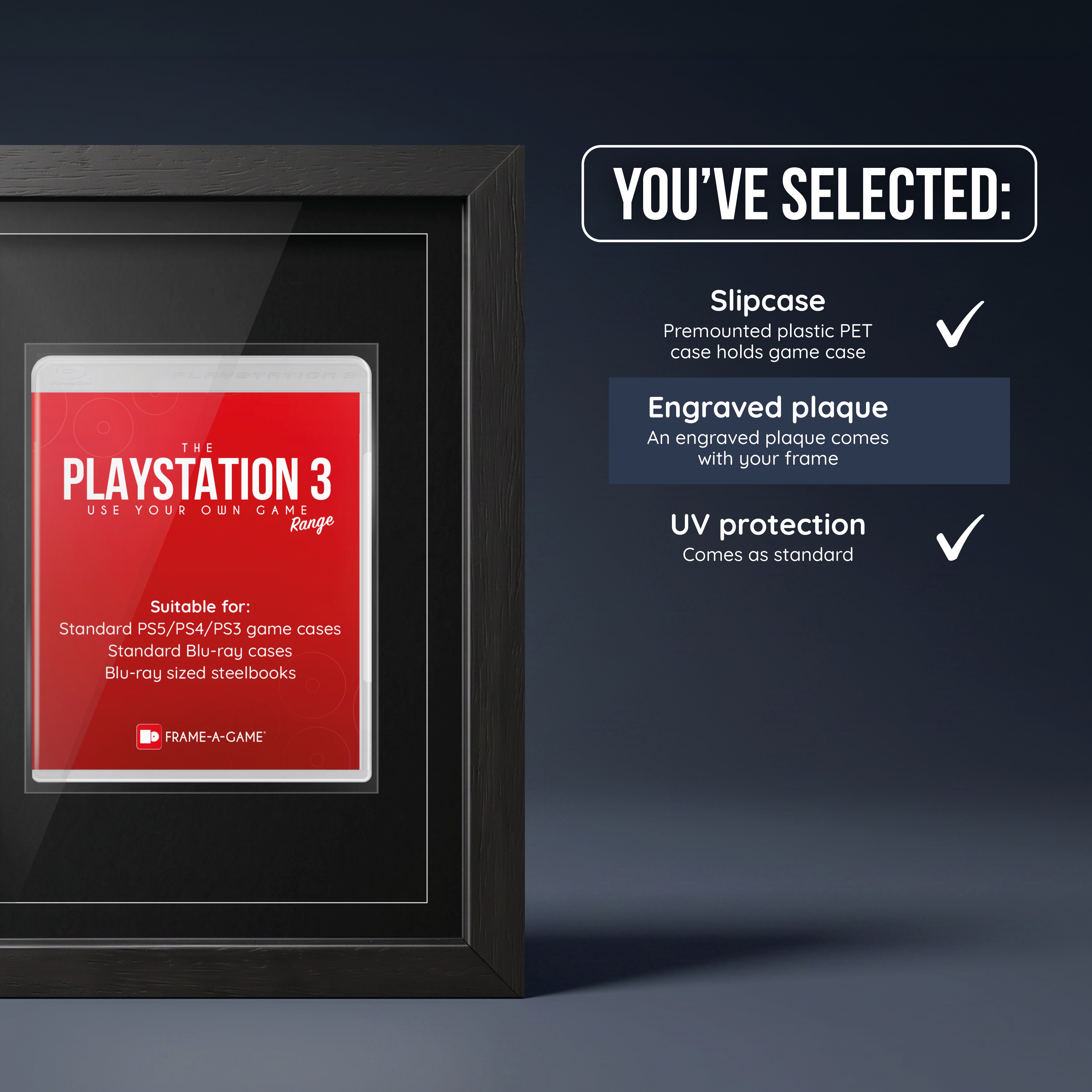 Use Your Own Game (PS3) ShowCase Display Frame
