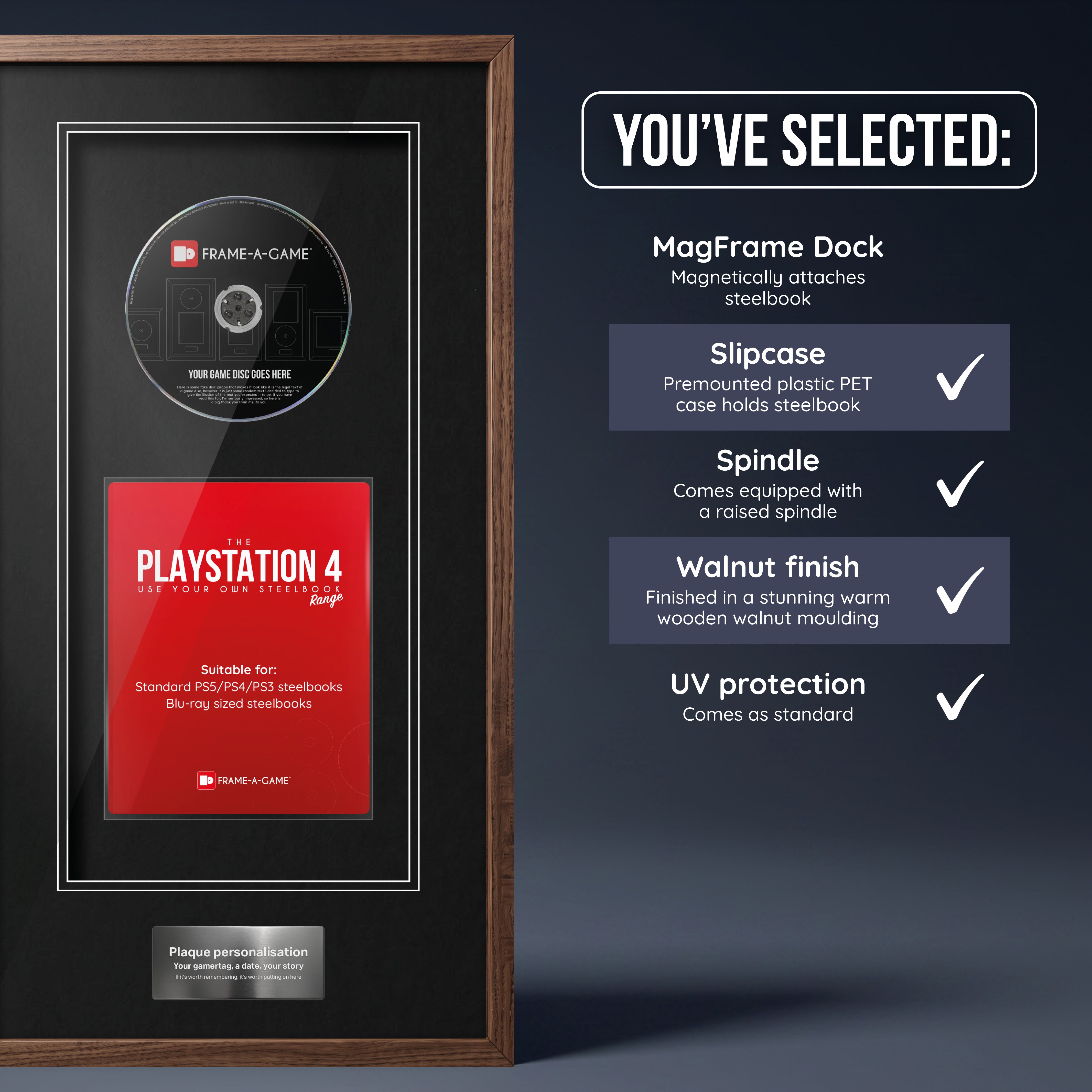 Use Your Own Game (PS4) Elite Display Frame