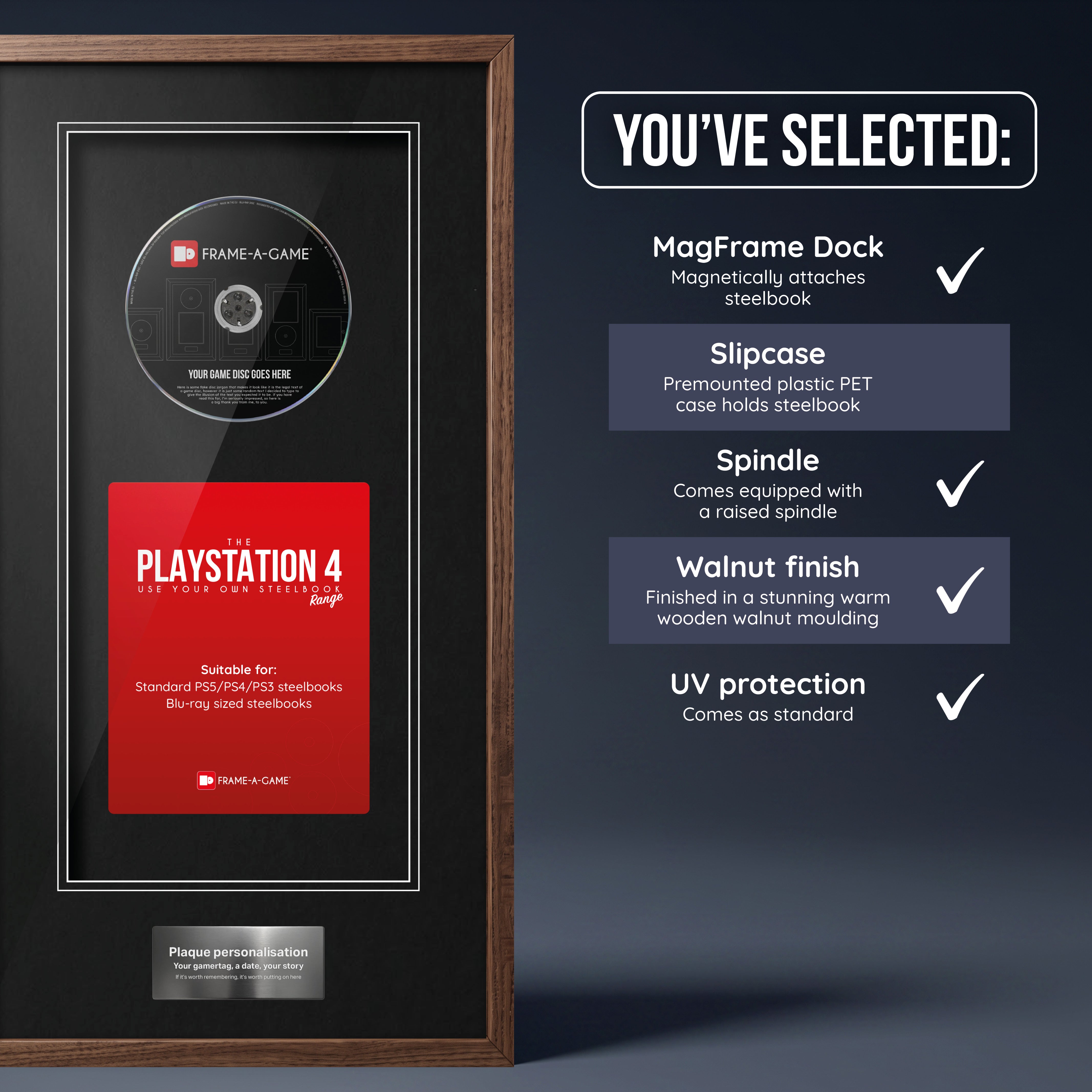 Use Your Own Game (PS4) Elite Display Frame