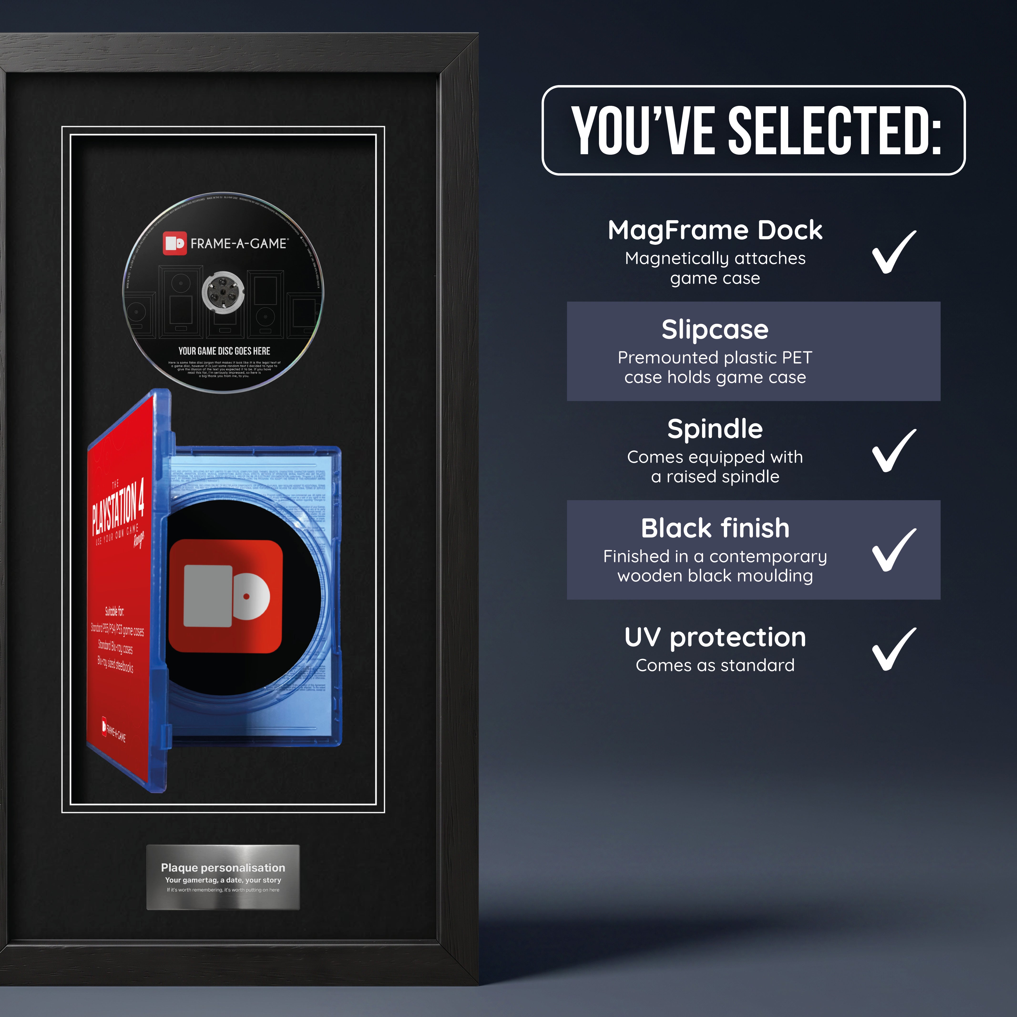 Use Your Own Game (PS4) Elite Display Frame