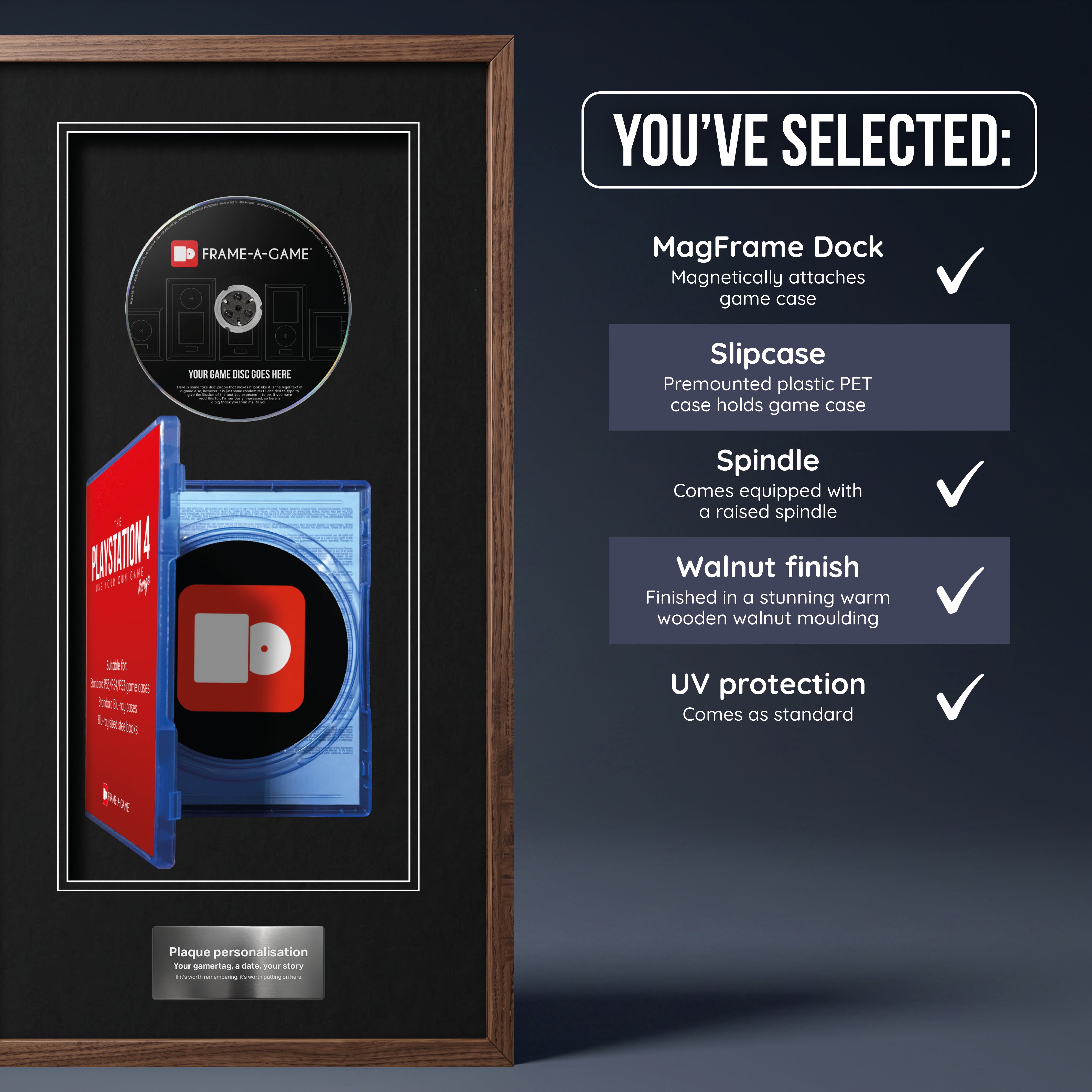Use Your Own Game (PS4) Elite Display Frame