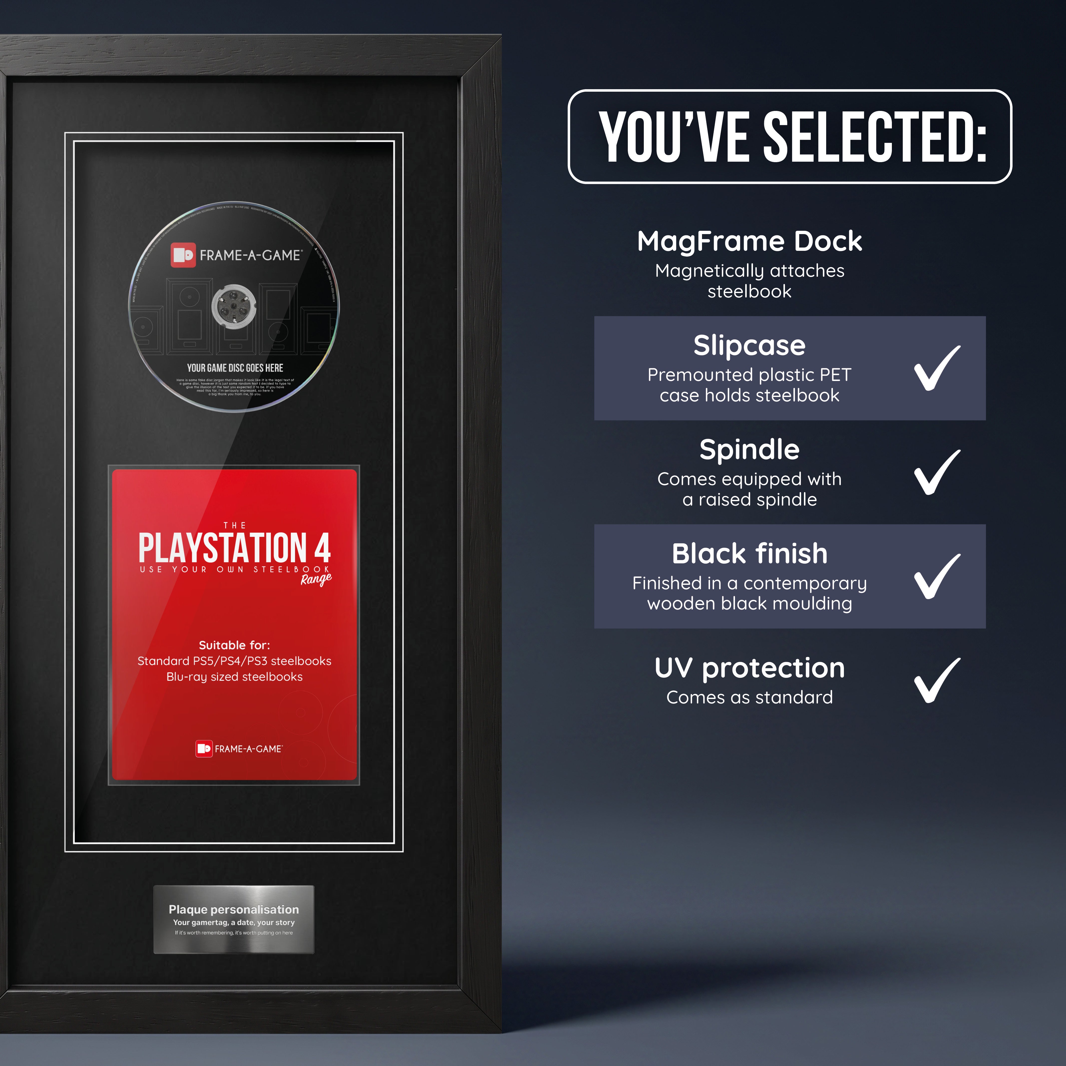 Use Your Own Game (PS4) Elite Display Frame
