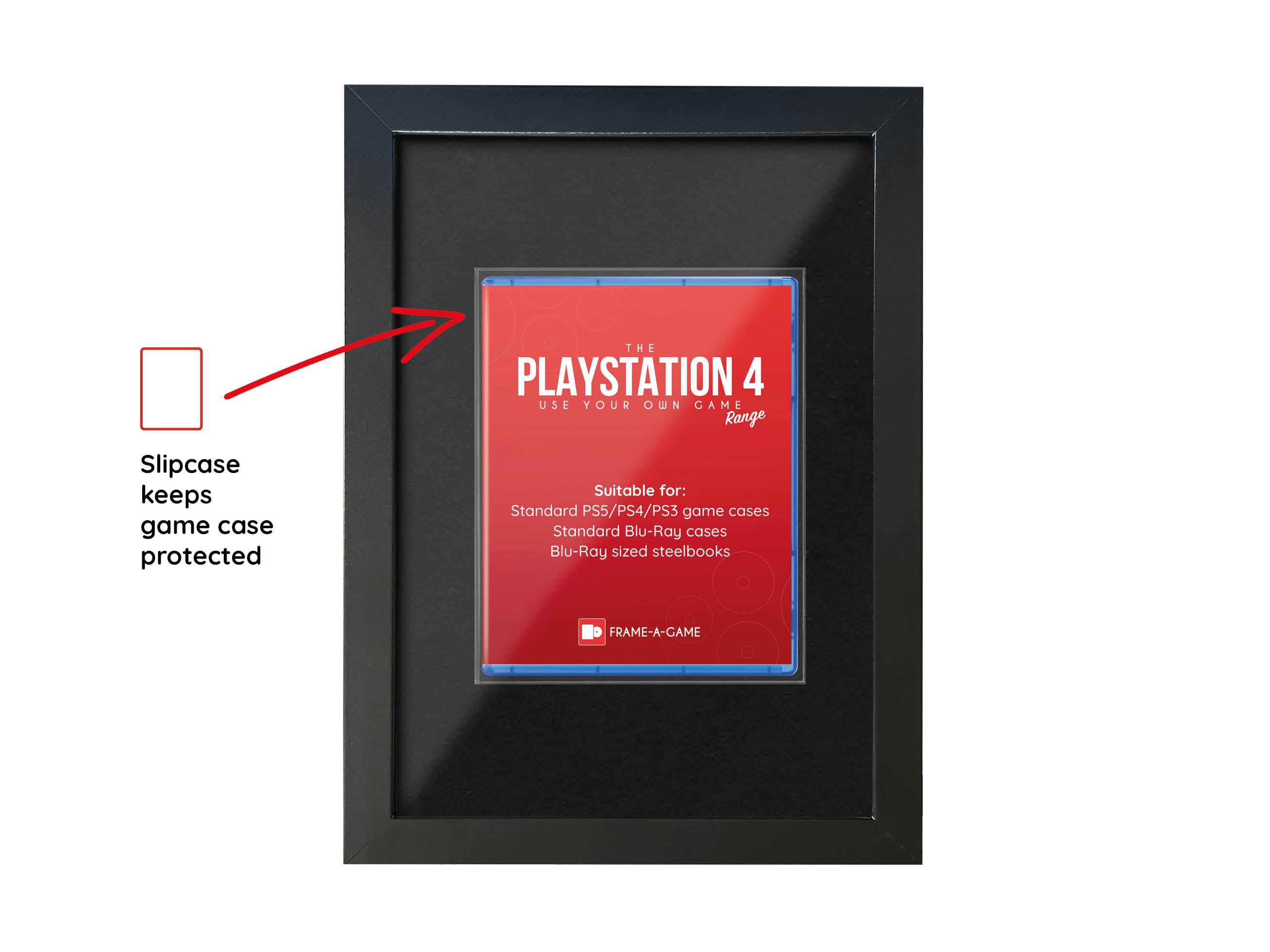 Use Your Own Game (PS4) Display Case Range Frame