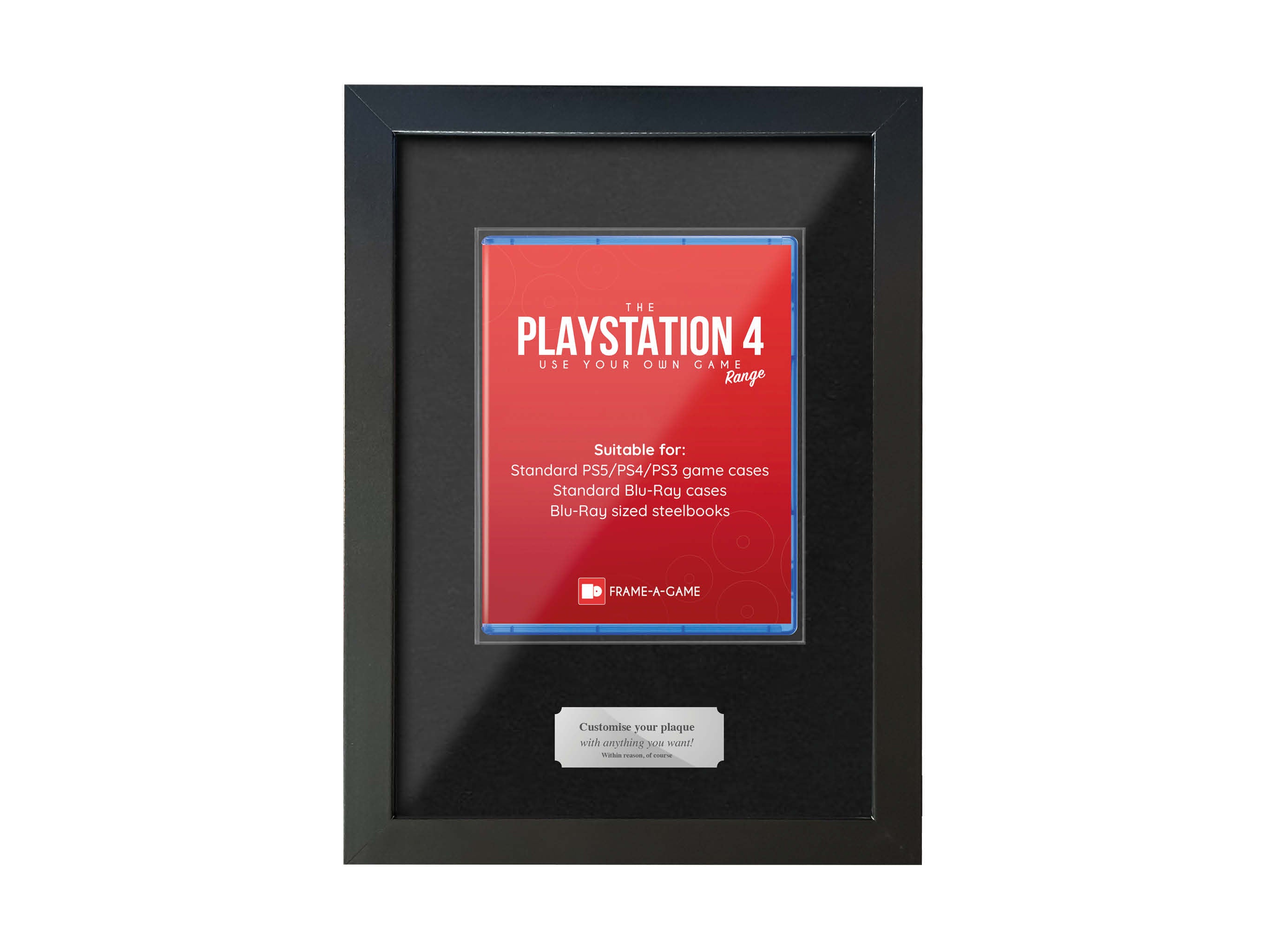 Use Your Own Game (PS4) Display Case Range Frame