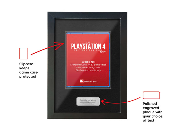 Use Your Own Game (PS4) Display Case Range Frame