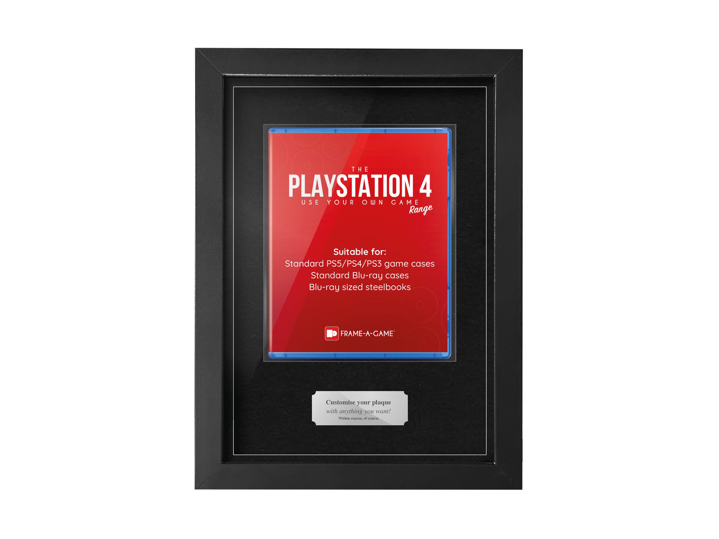 Use Your Own Game (PS4) Display Case Range Frame