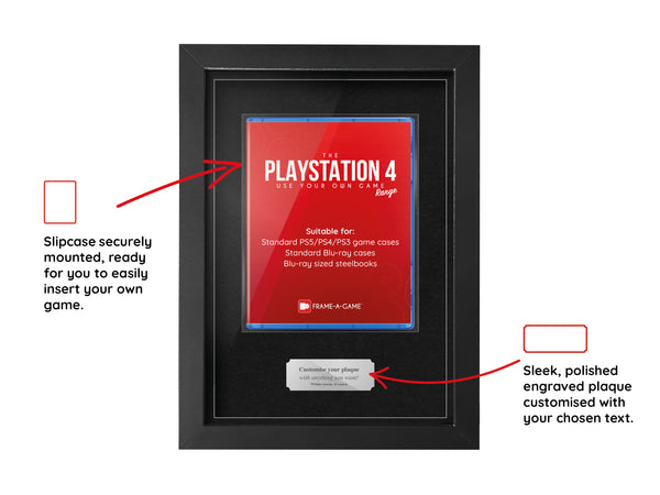 Use Your Own Game (PS4) Display Case Range Frame