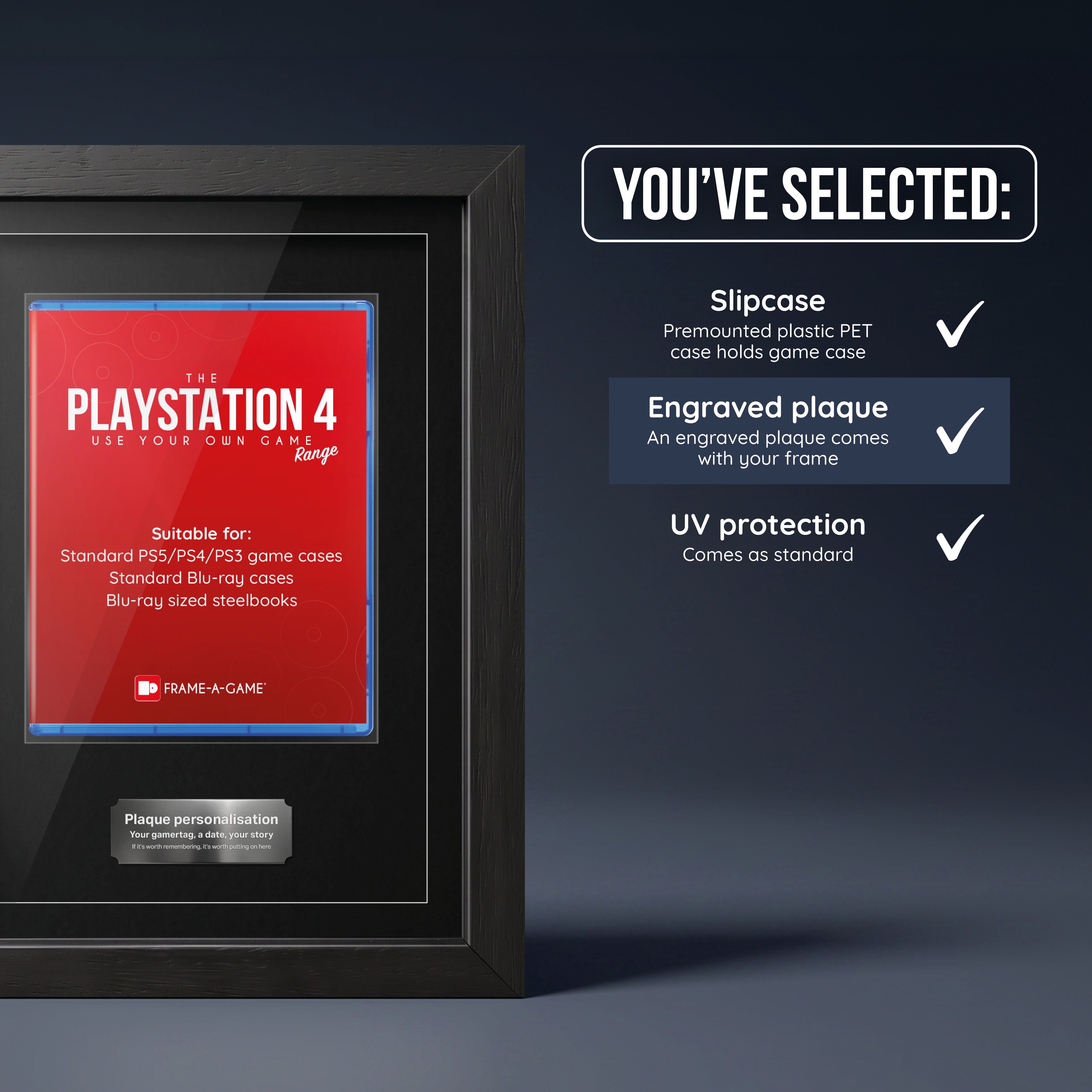 Use Your Own Game (PS4) ShowCase Display Frame