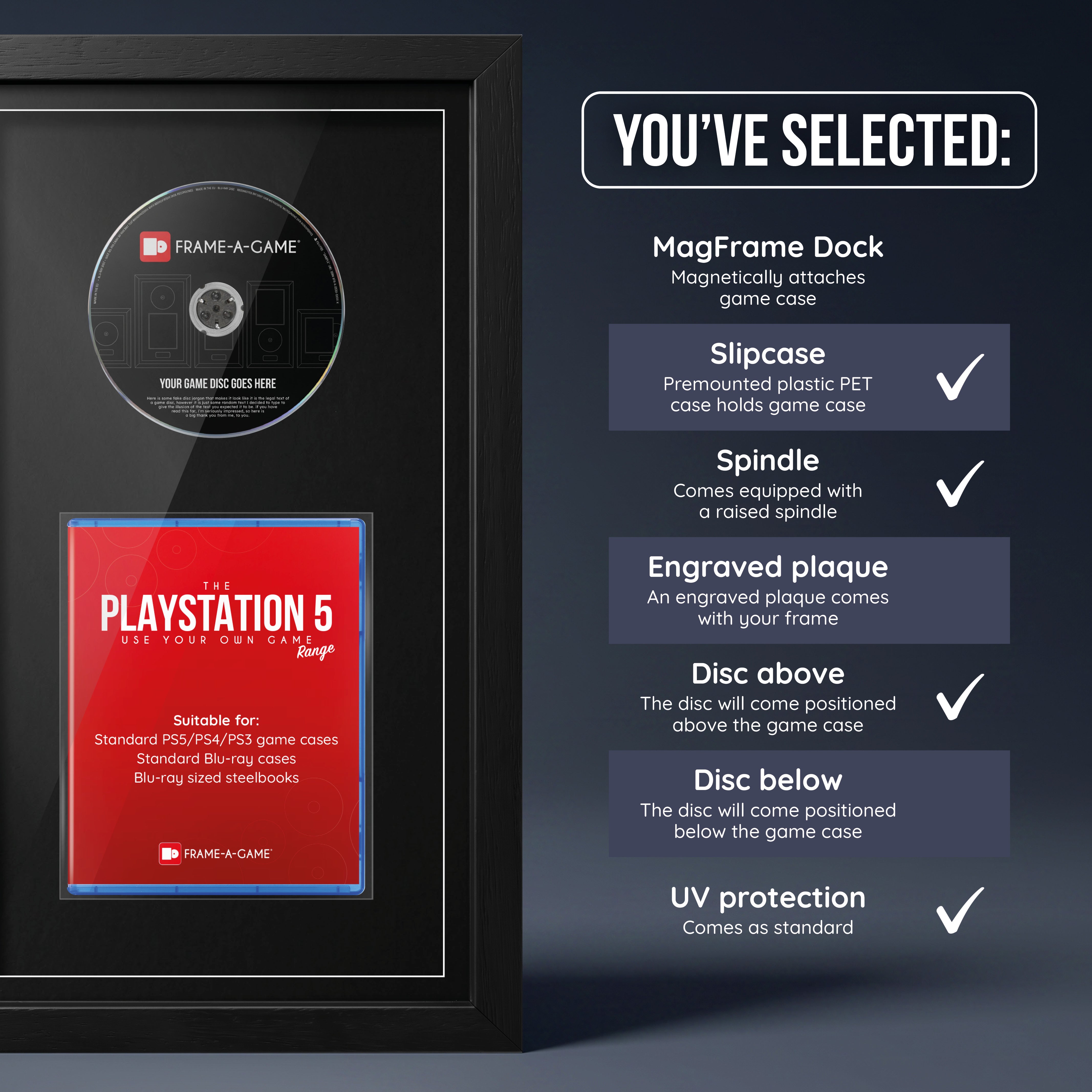 Use Your Own Game (PS5) Exhibition Display Frame