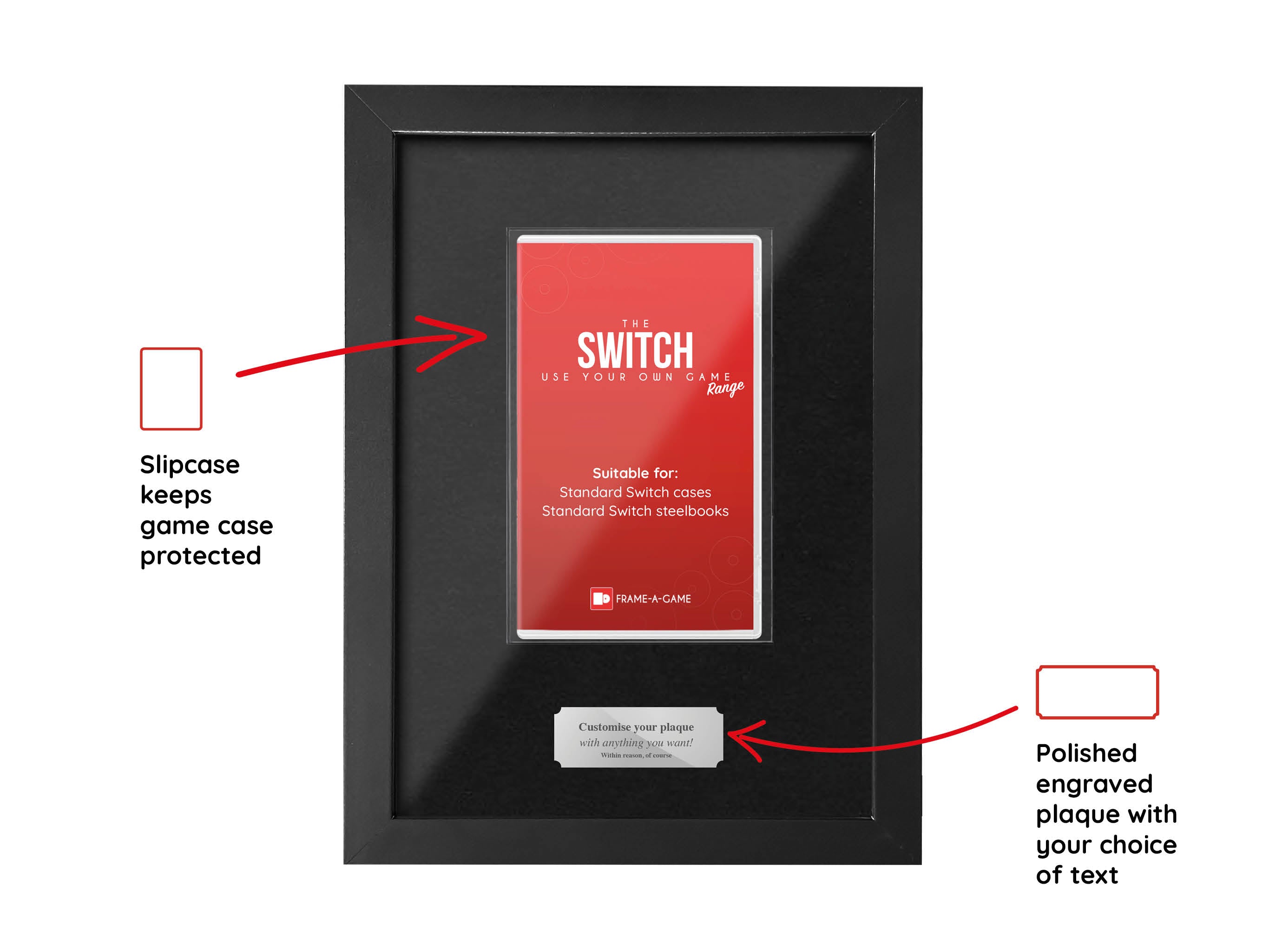 Use Your Own Game (Switch) Display Case Range Frame
