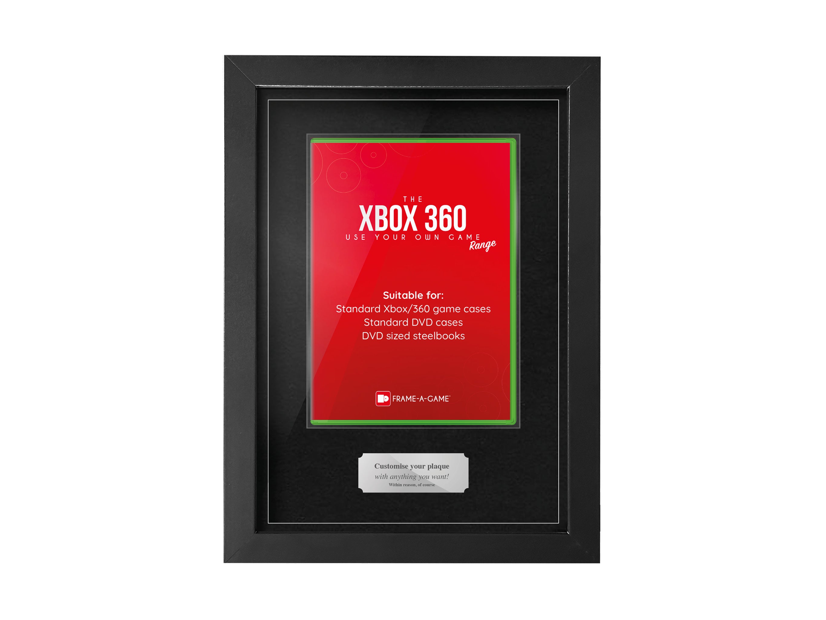 Use Your Own Game (Xbox 360) Display Case Range Frame