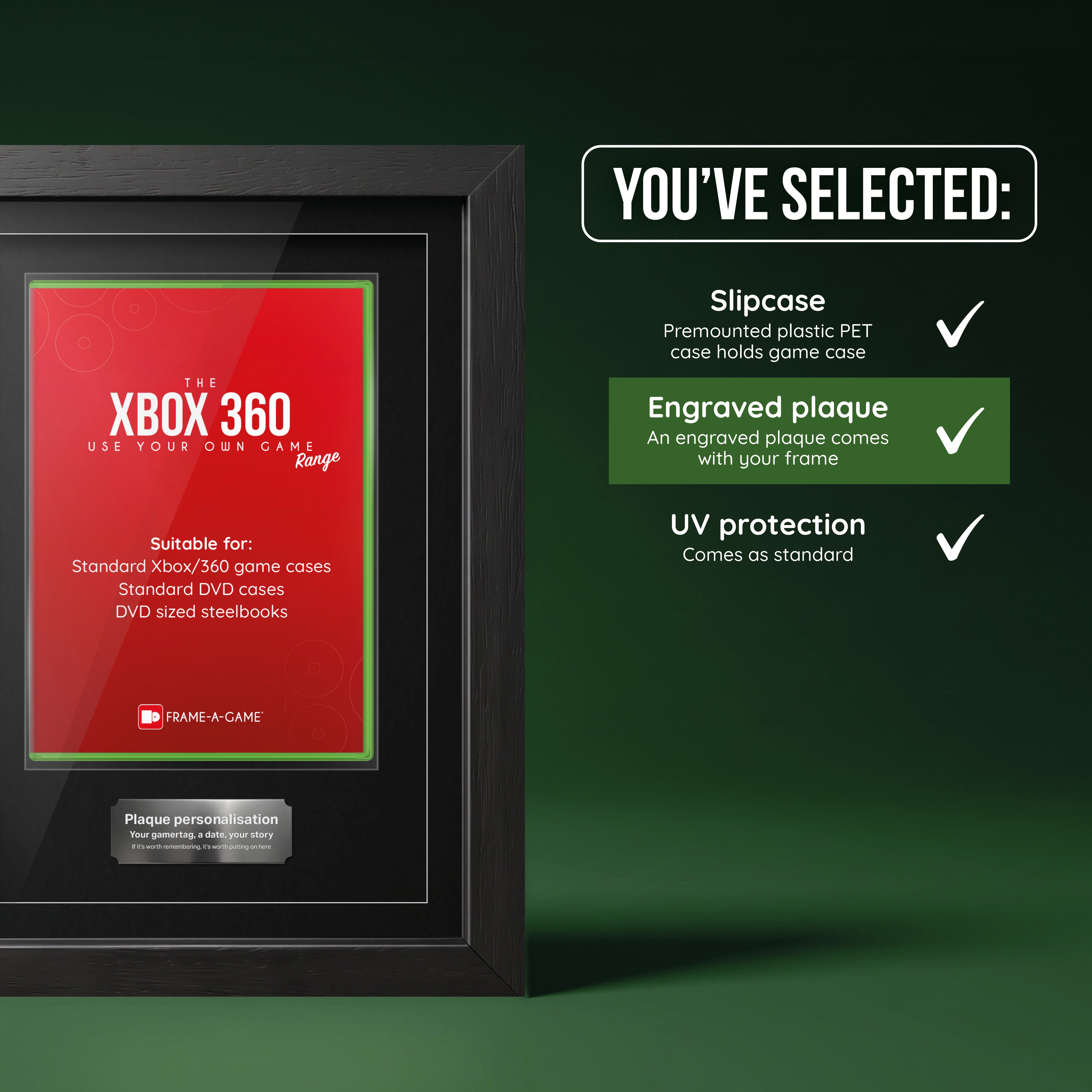 Use Your Own Game (Xbox 360) ShowCase Display Frame