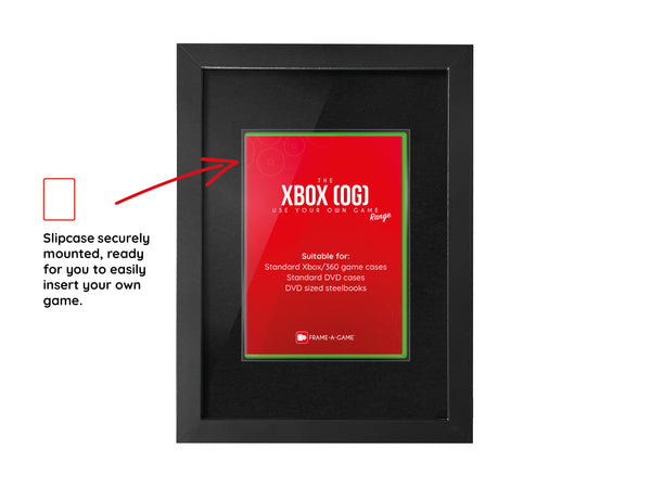 Use Your Own Game (Xbox OG) Display Case Range Frame
