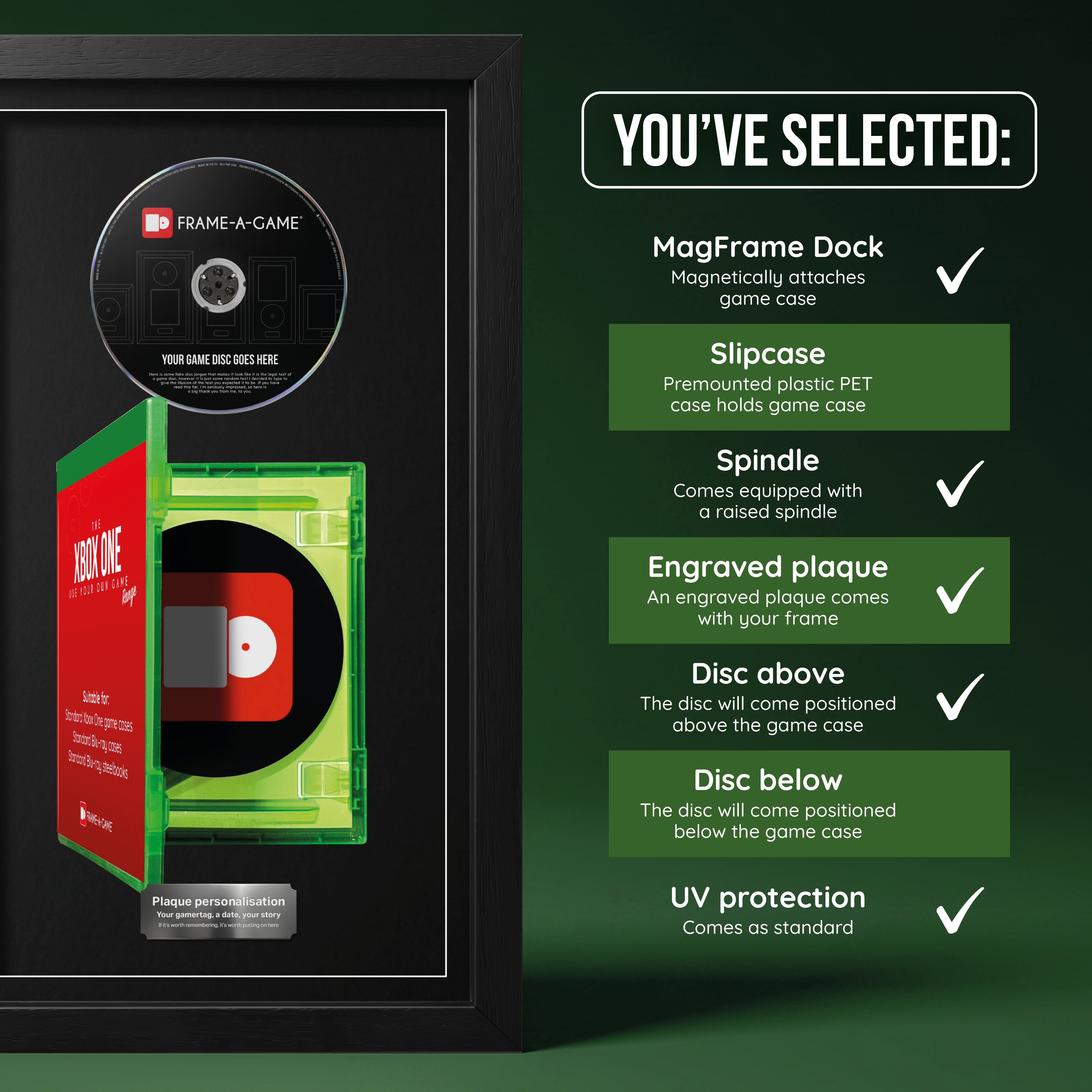 Use Your Own Game (Xbox One) Exhibition Display Frame
