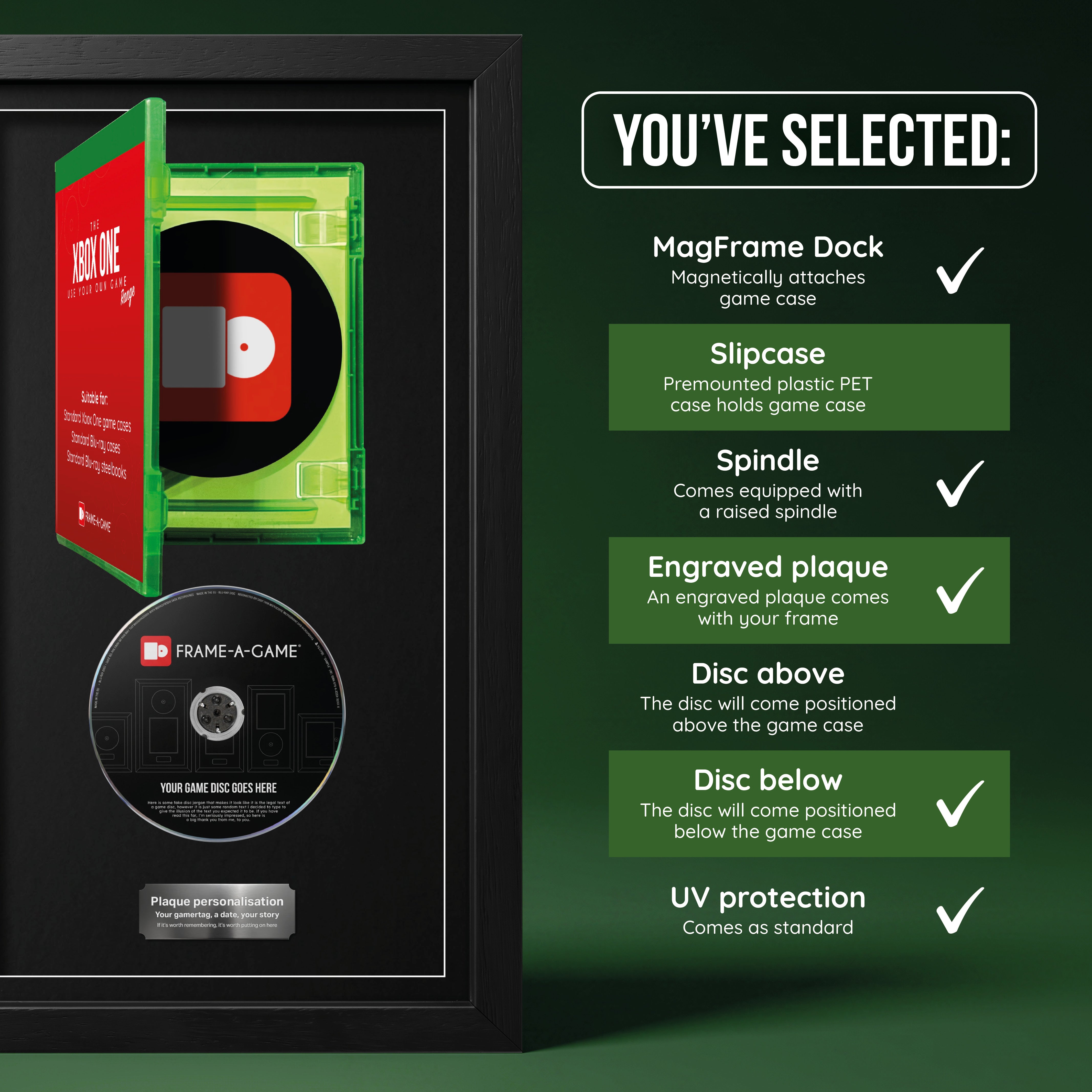 Use Your Own Game (Xbox One) Exhibition Display Frame