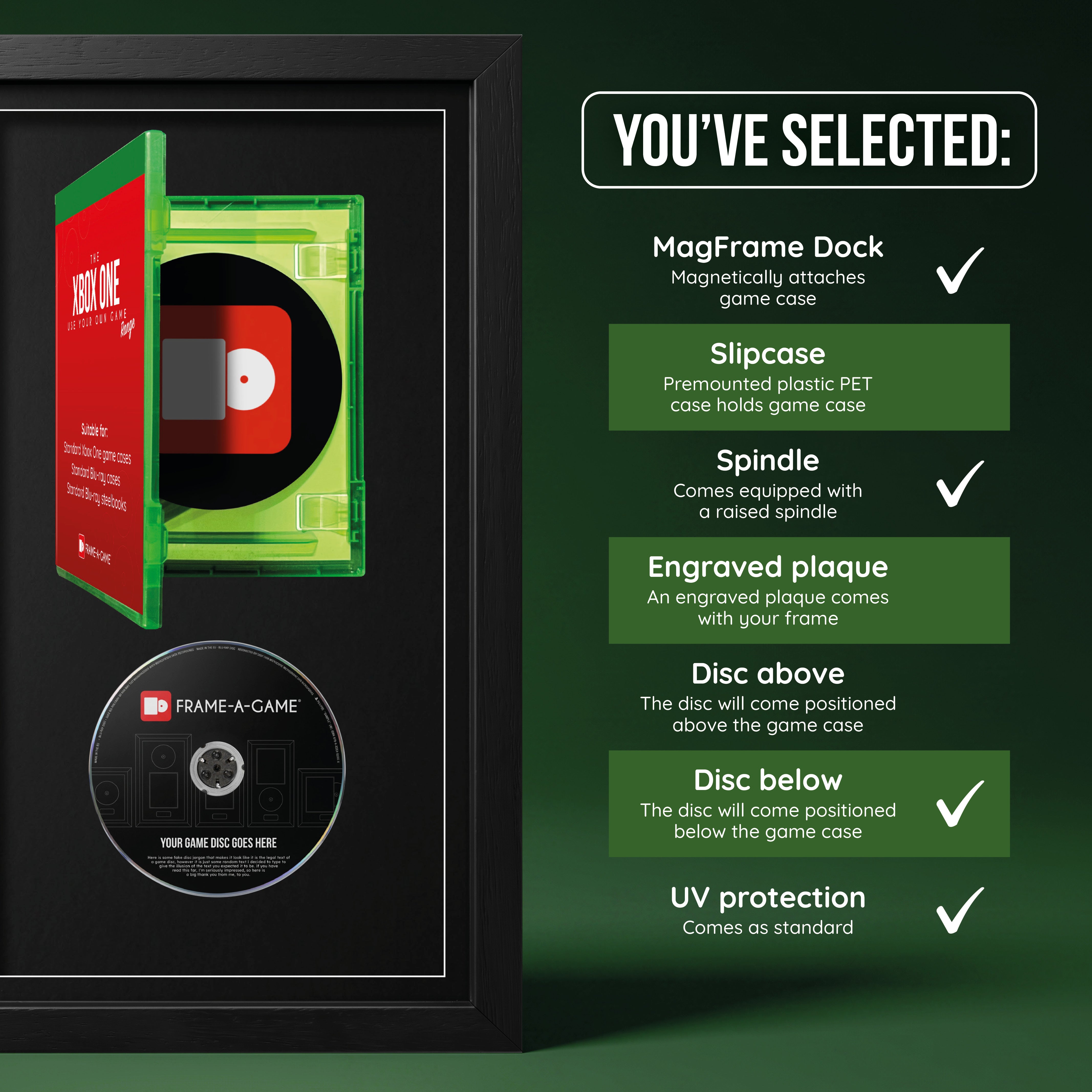 Use Your Own Game (Xbox One) Exhibition Display Frame