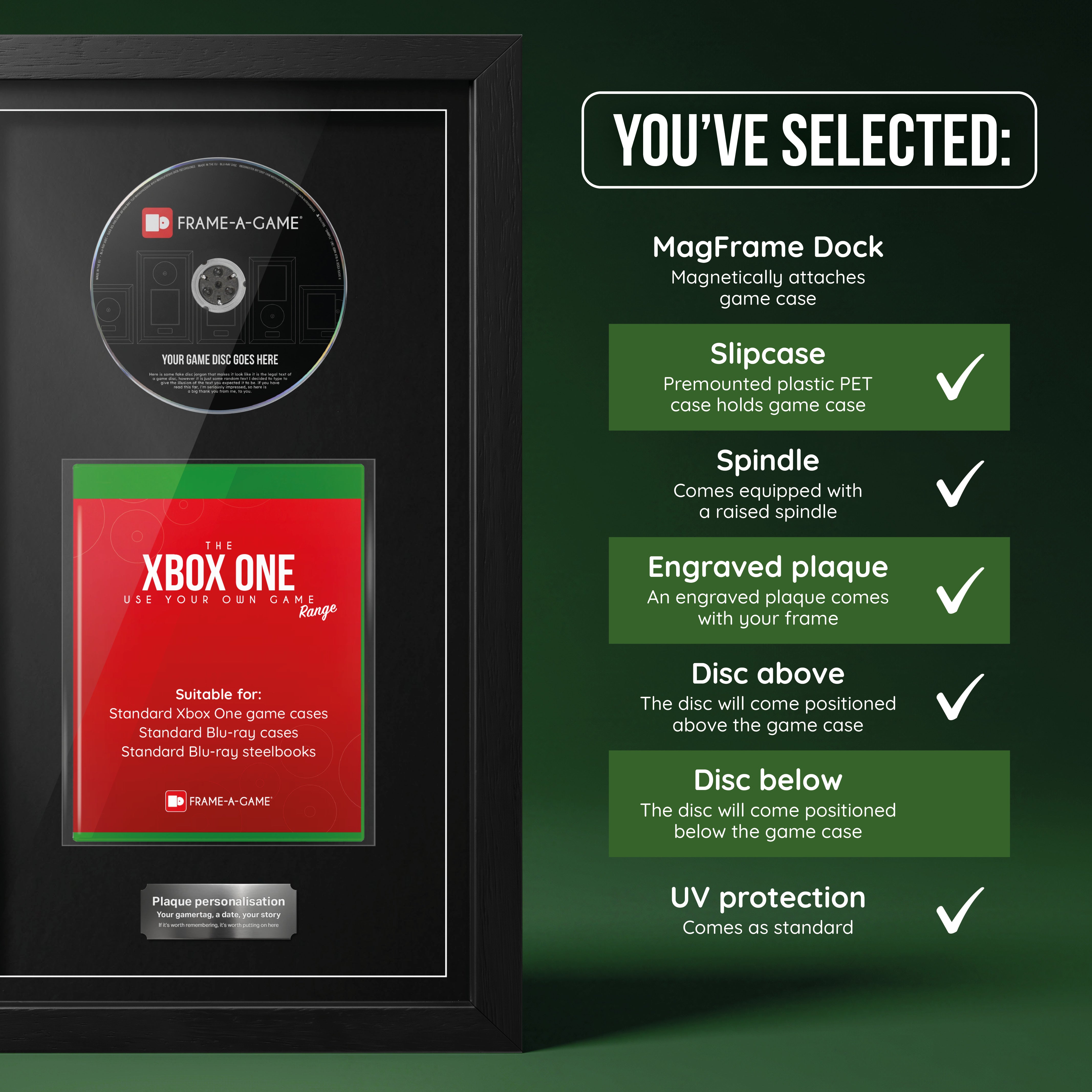 Use Your Own Game (Xbox One) Exhibition Display Frame