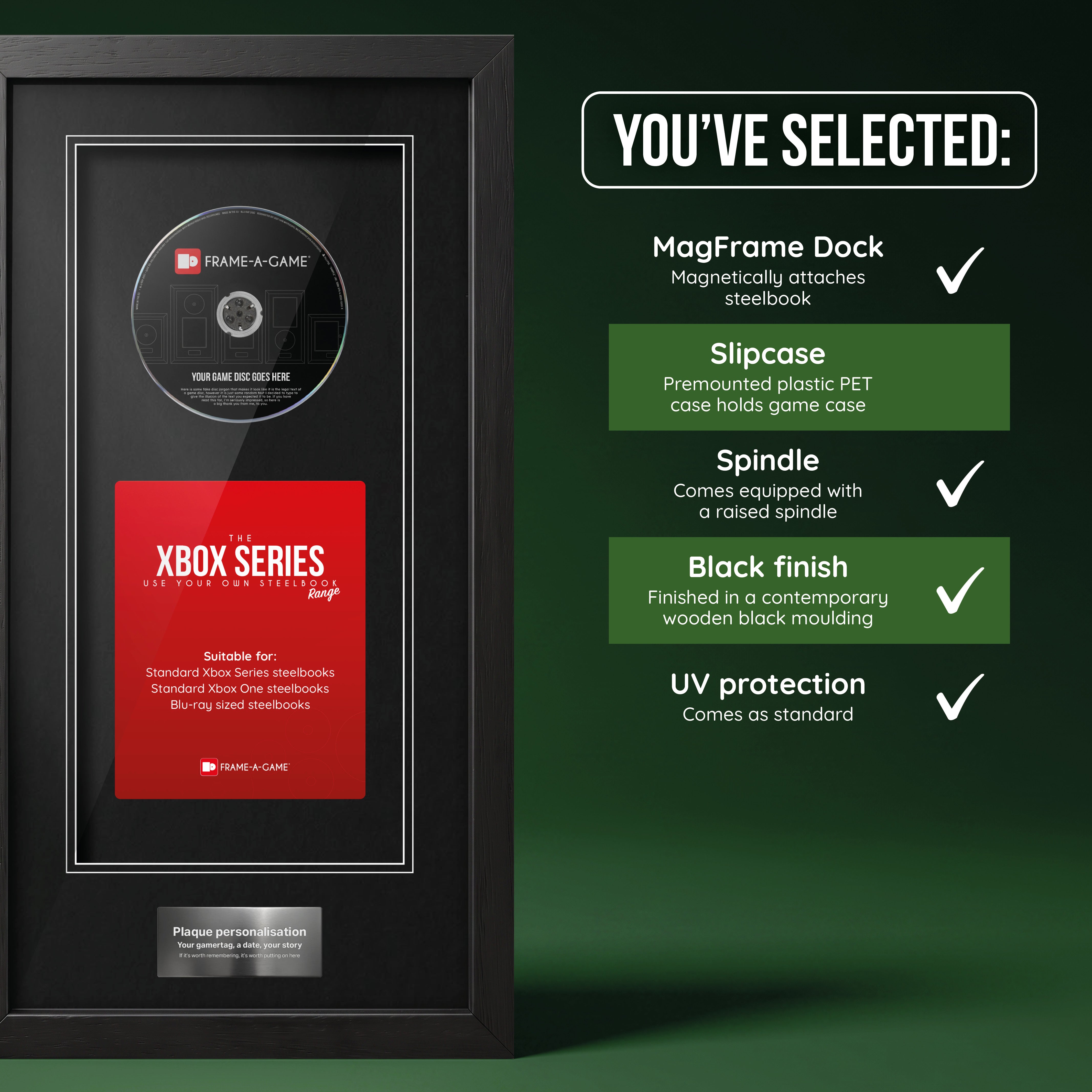 Use Your Own Game (Xbox Series) Elite Display Frame