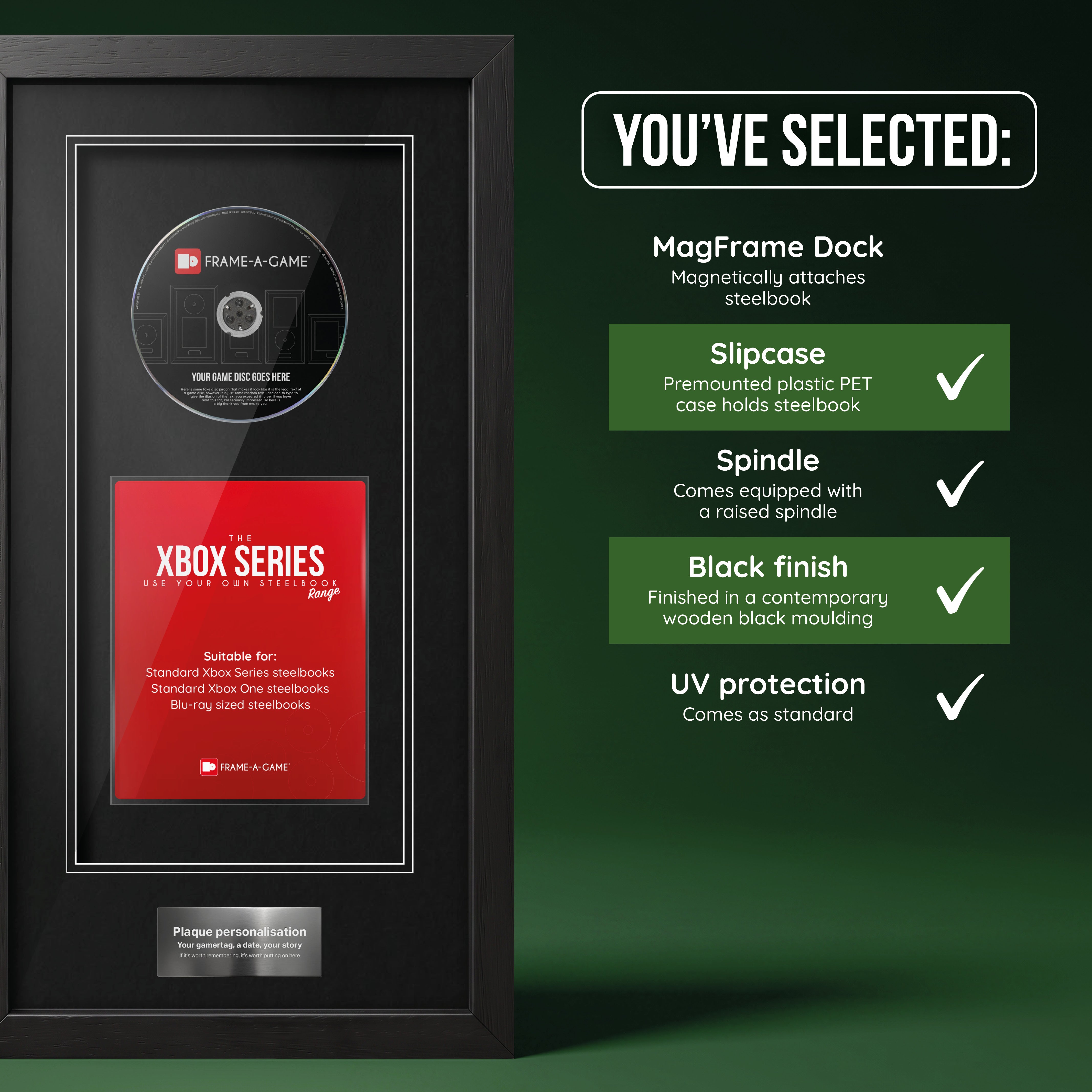 Use Your Own Game (Xbox Series) Elite Display Frame