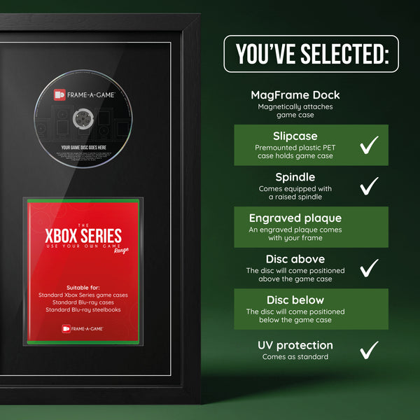 Use Your Own Game (Xbox Series) Exhibition Display Frame