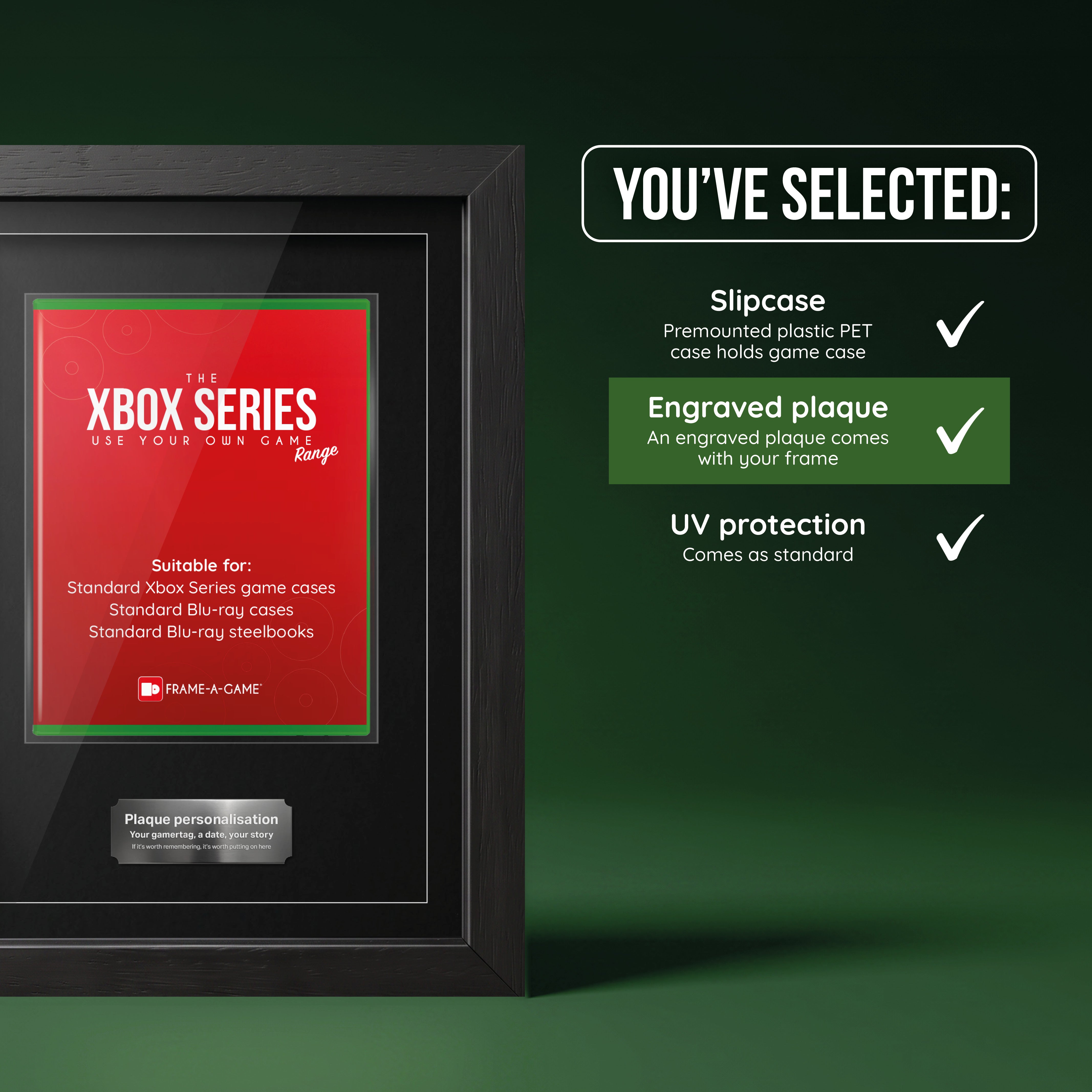 Use Your Own Game (Xbox Series) ShowCase Display Frame