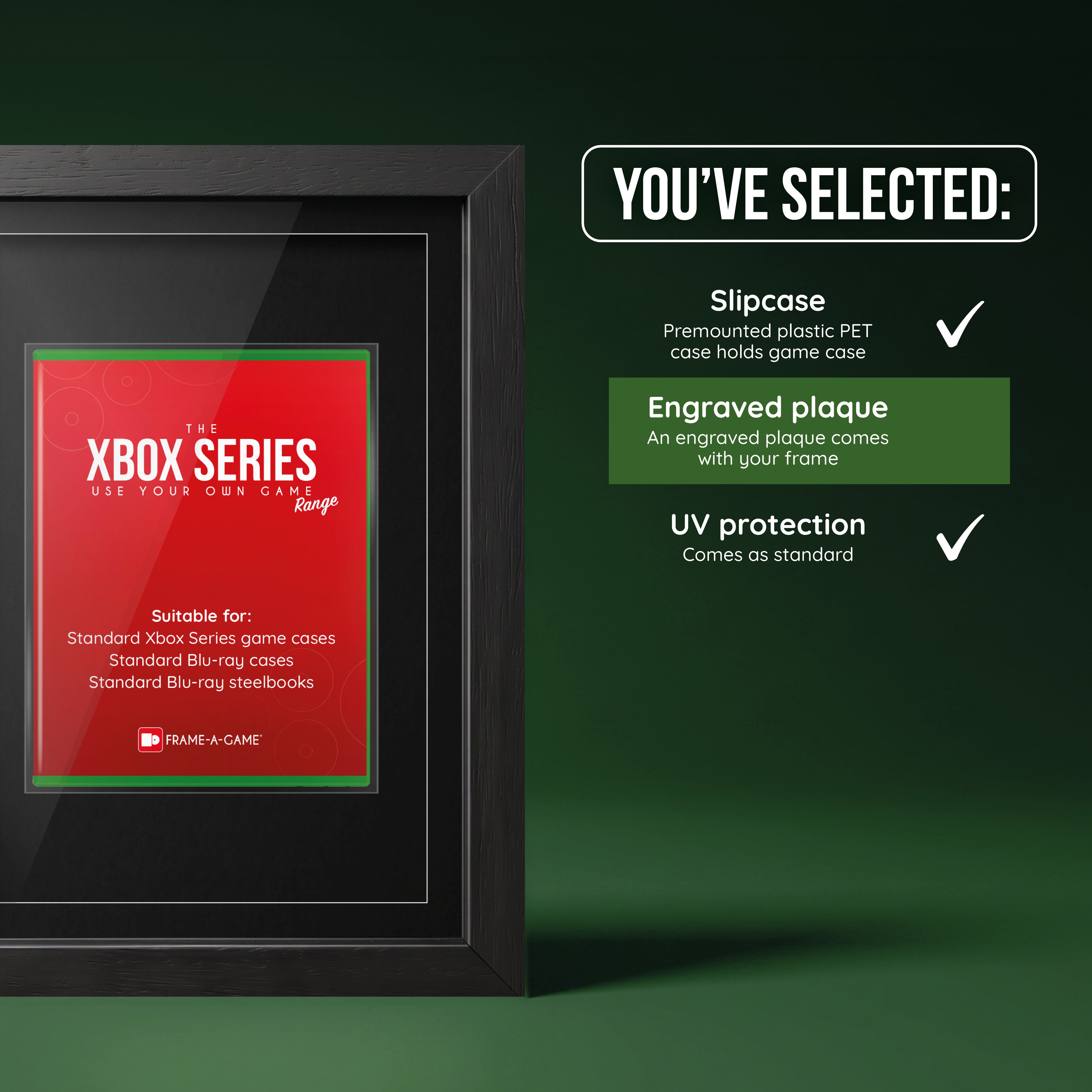 Use Your Own Game (Xbox Series) ShowCase Display Frame