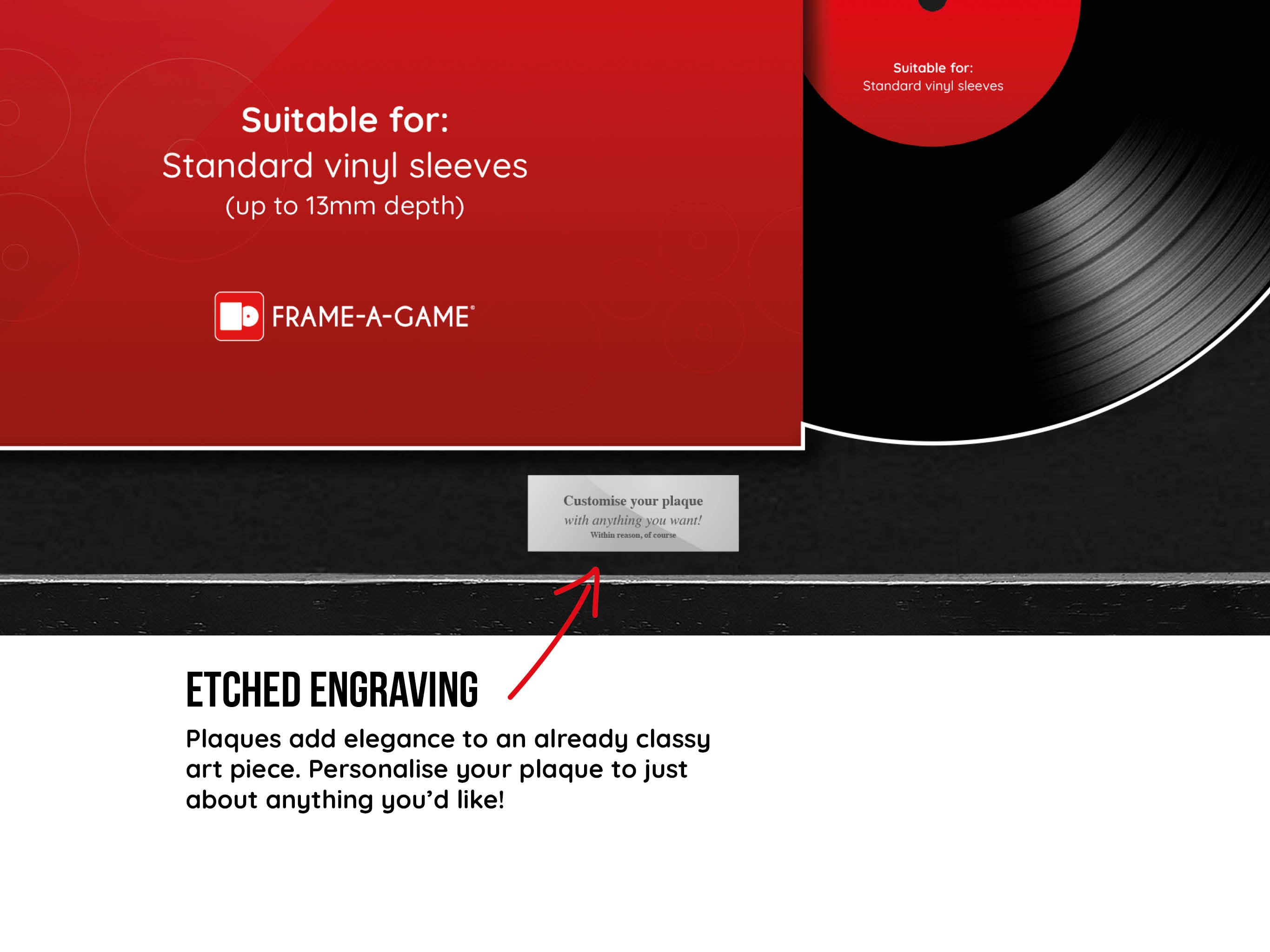 Use Your Own Vinyl Exhibition Range Frame
