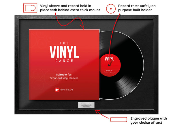 Use Your Own Sleeve & Record (Vinyl) Slim Exhibition Range Frame