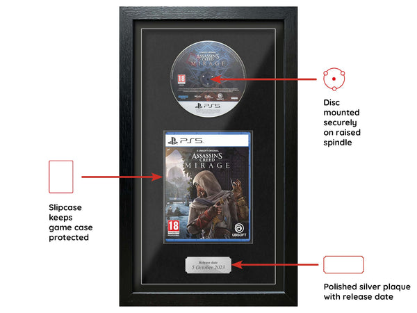 Assassin's Creed: Mirage (PS5) Exhibition Range Framed Game - Frame-A-Game