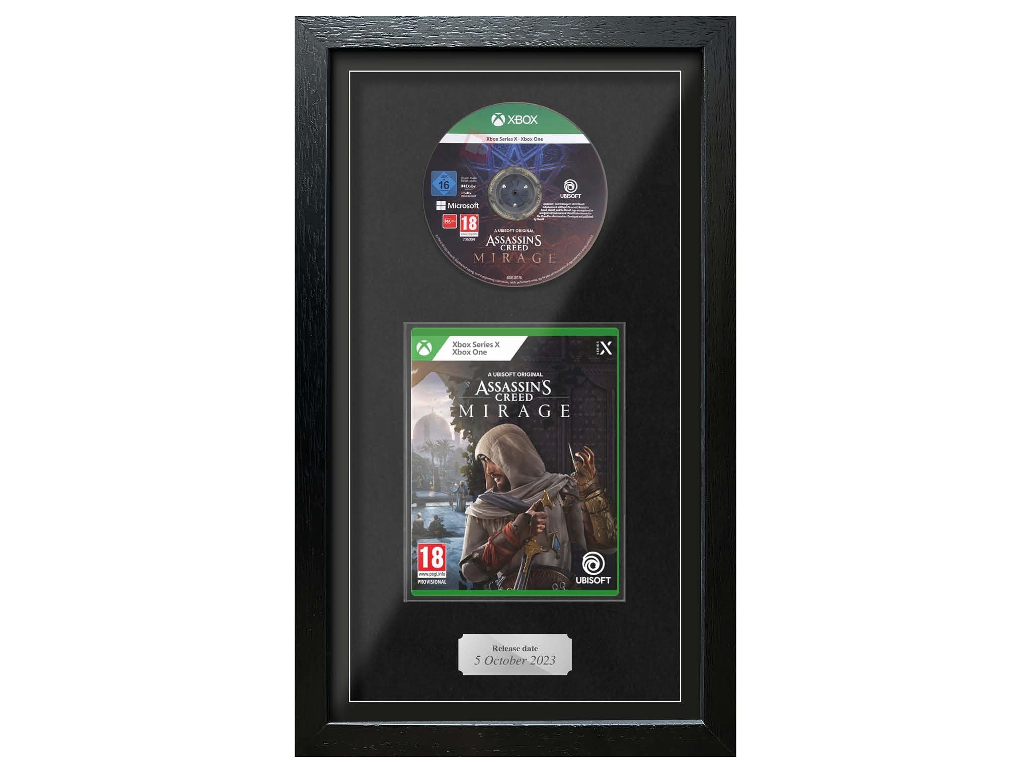 Assassin's Creed: Mirage (Xbox Series) Exhibition Range Framed Game - Frame-A-Game