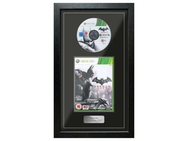 Batman Arkham City (Xbox 360) Exhibition Range Framed Game - Frame-A-Game