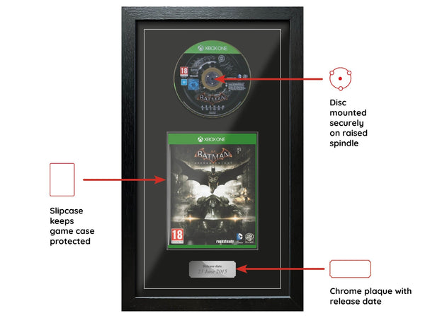 Batman Arkham Knight (Xbox One) Exhibition Range Framed Game - Frame-A-Game