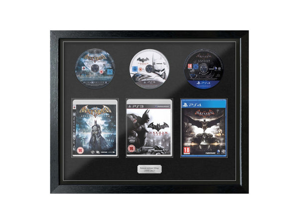 Batman Arkham Trilogy (PS3/PS4) Exhibition Range Framed Games - Frame-A-Game