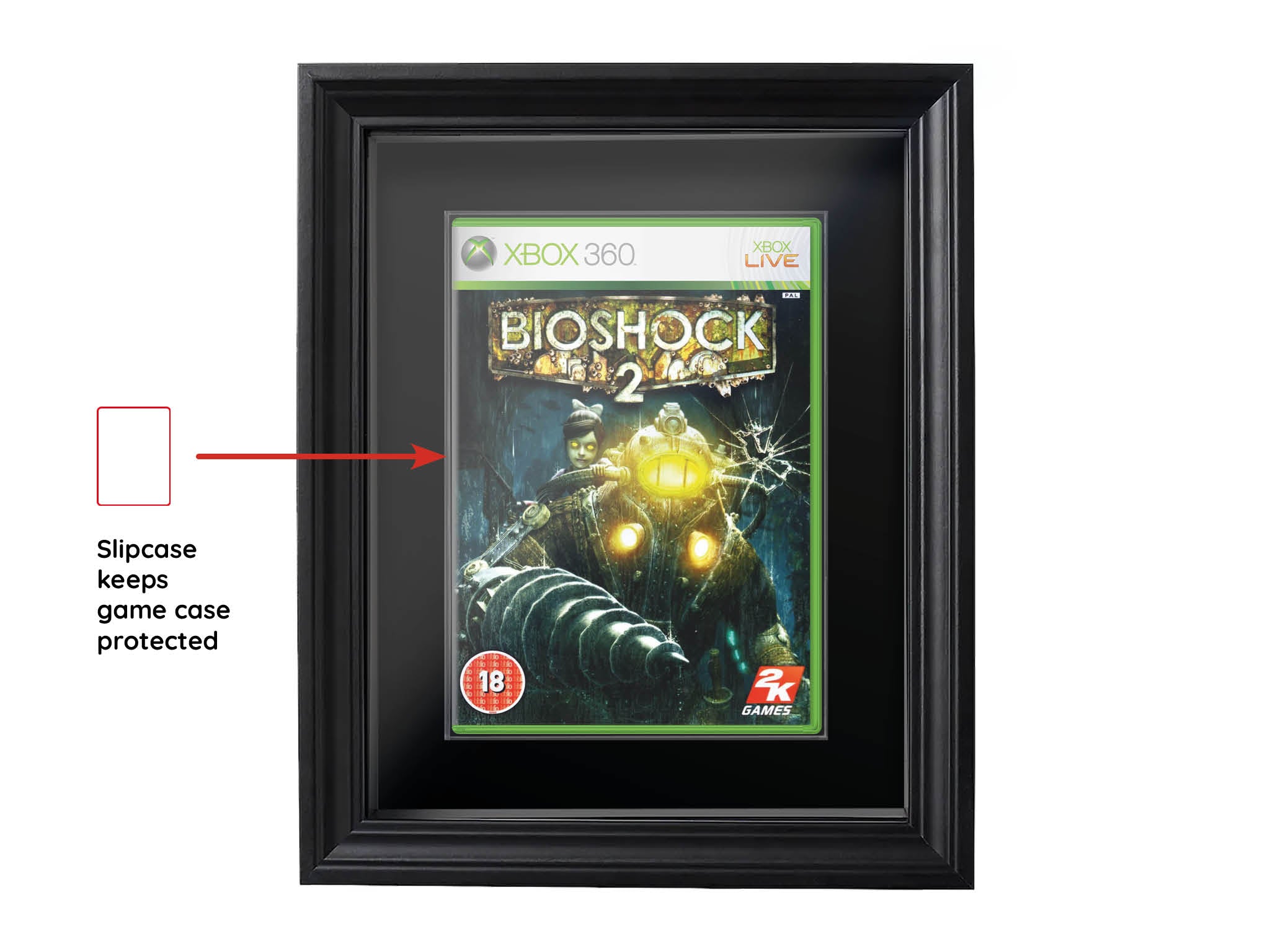 Bioshock 2 (Xbox 360) Showcase Range Framed Game - Frame-A-Game