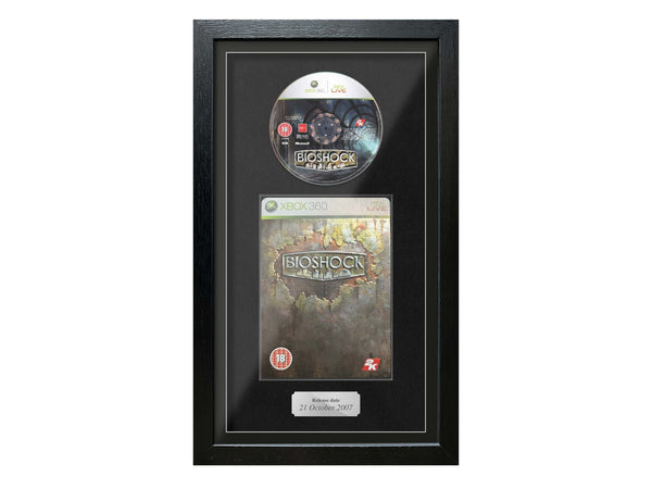 Bioshock Steelbook Edition (Xbox 360) Exhibition Range Framed Game - Frame-A-Game