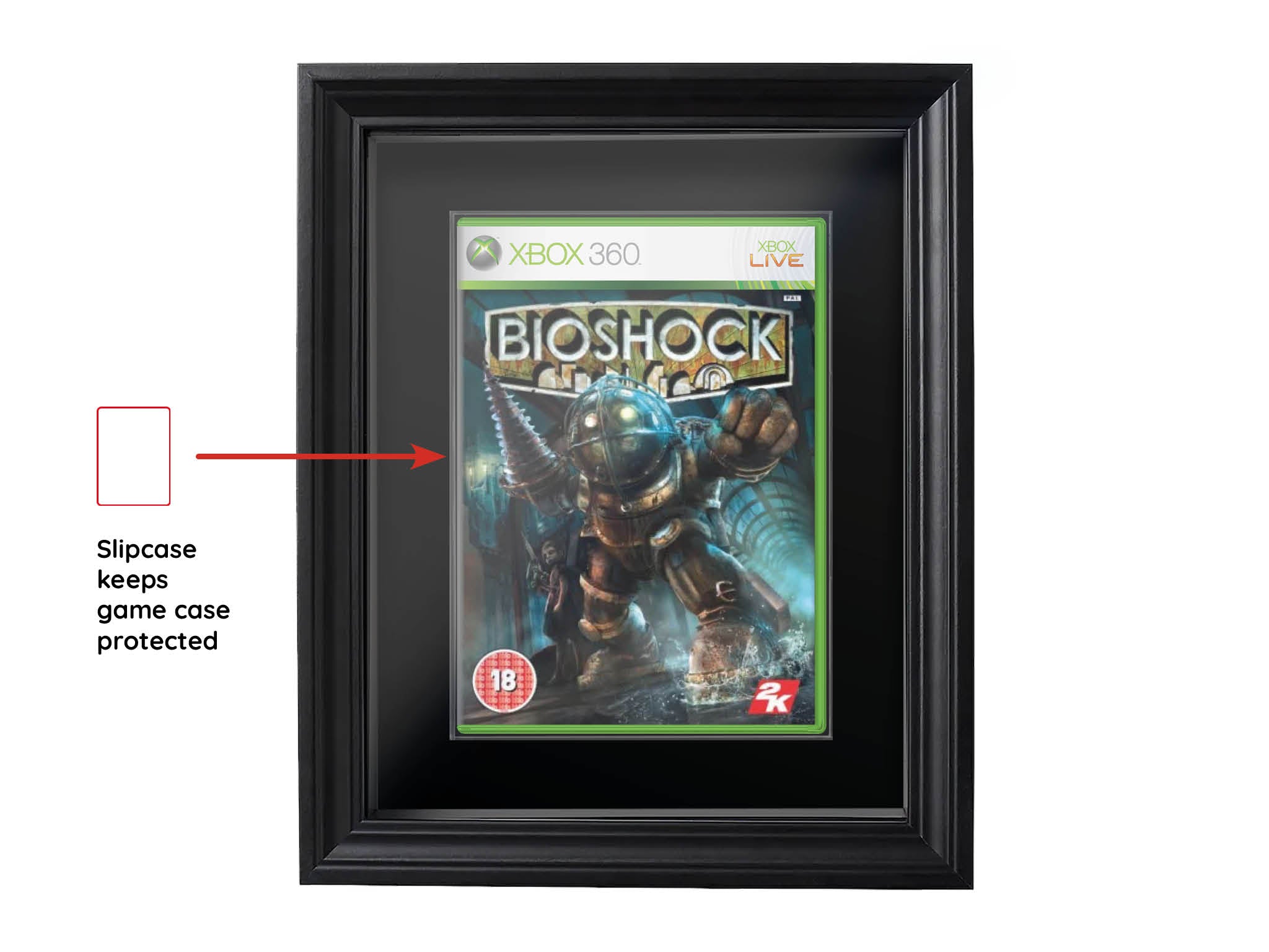 Bioshock (Xbox 360) Showcase Range Framed Game - Frame-A-Game