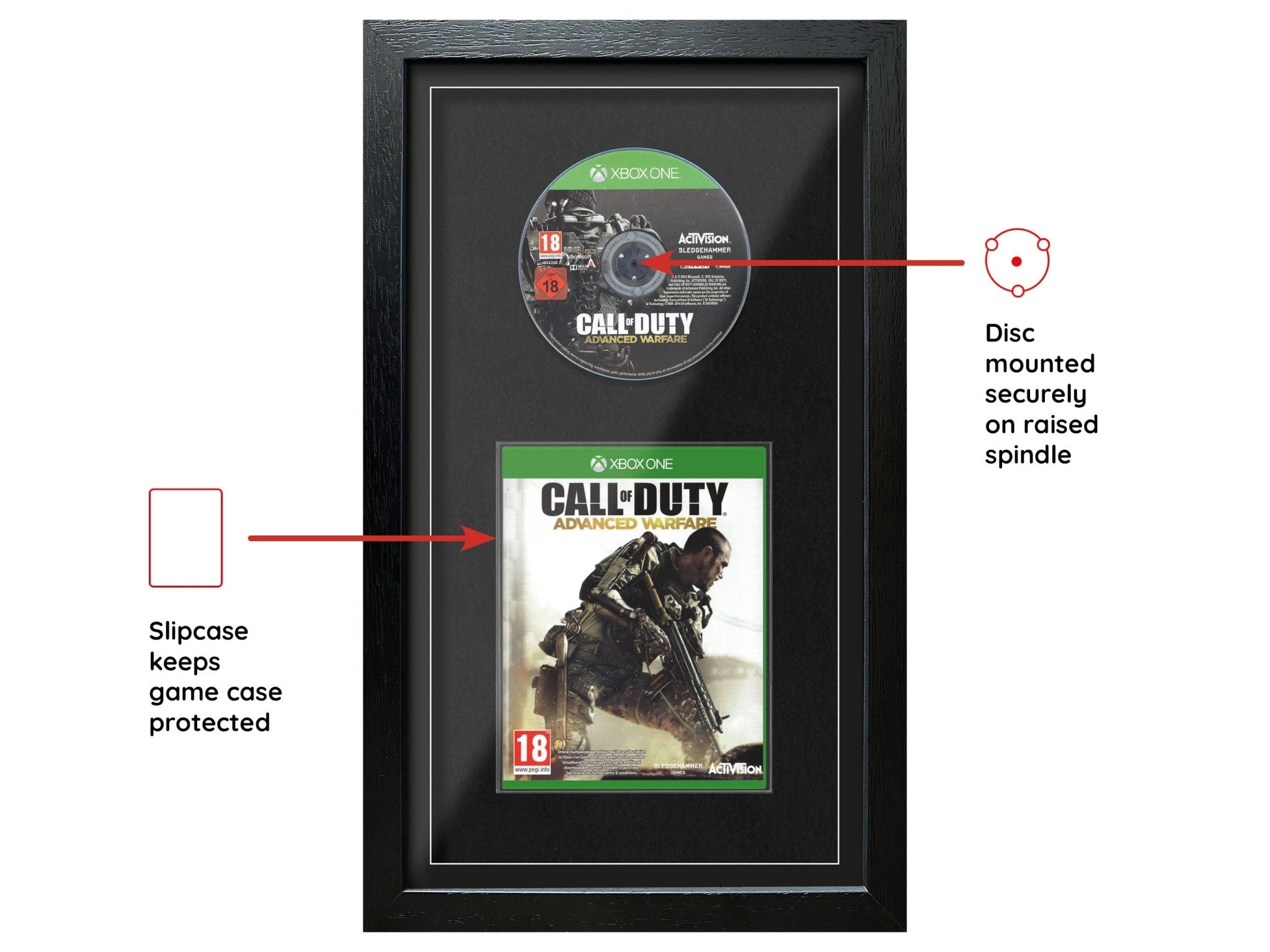 Call of Duty: Advanced Warfare (Xbox One) Exhibition Range Framed Game - Frame-A-Game