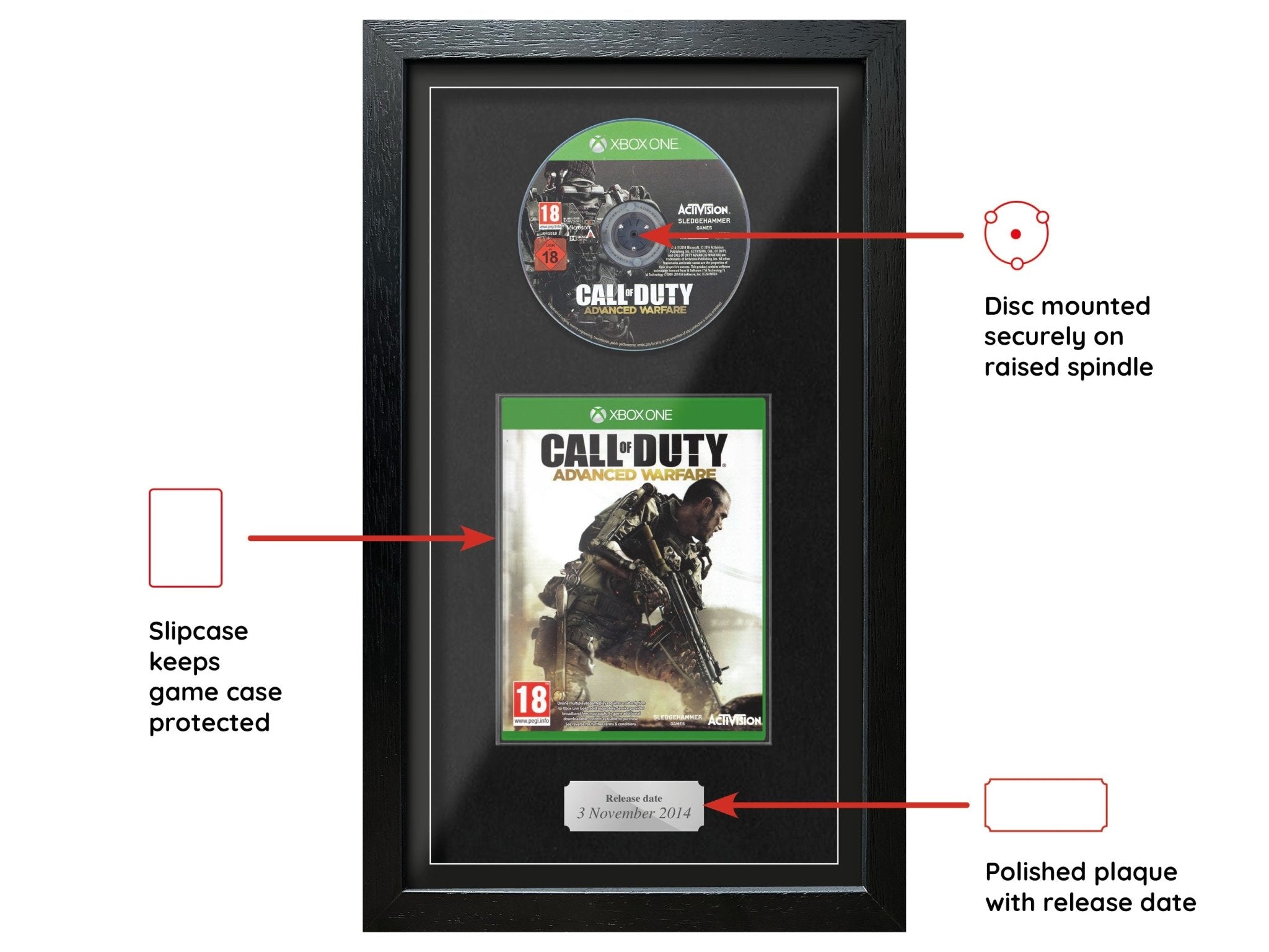 Call of Duty: Advanced Warfare (Xbox One) Exhibition Range Framed Game - Frame-A-Game