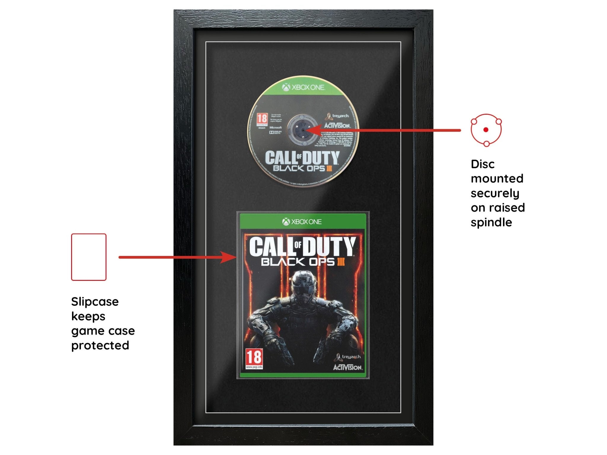 Call of Duty: Black Ops III (Xbox One) Exhibition Range Framed Game - Frame-A-Game